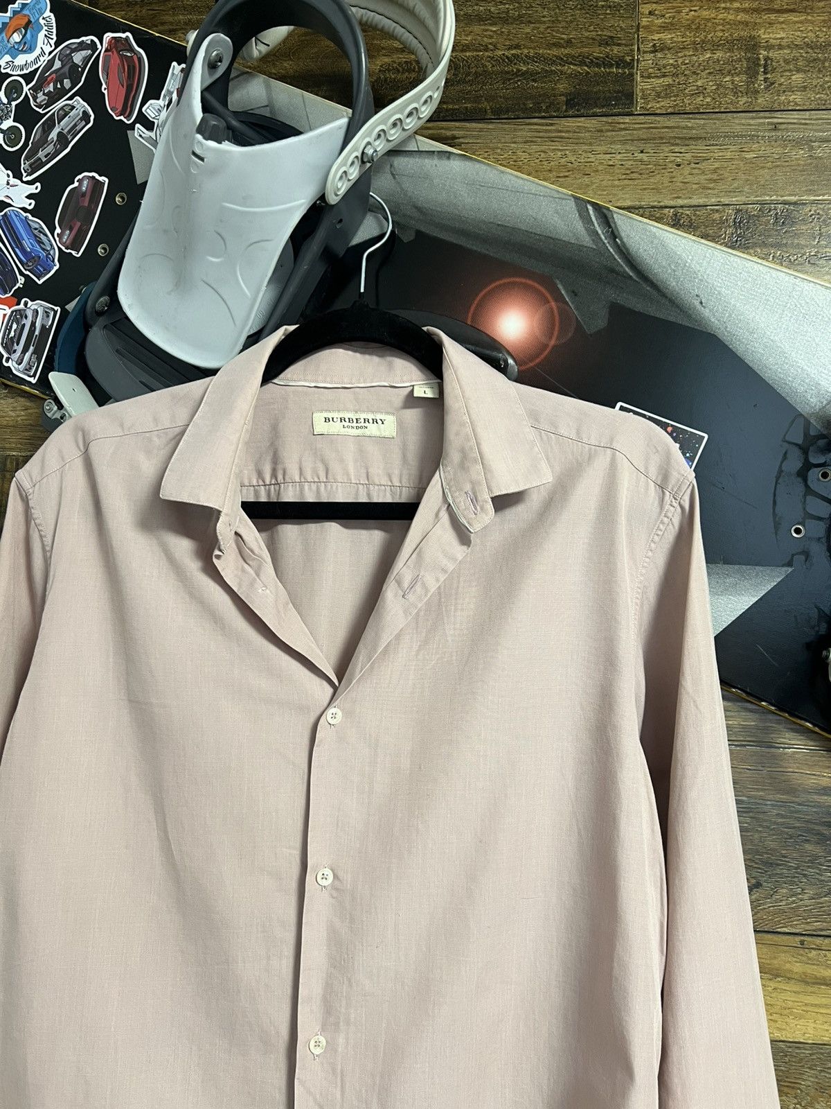 Burberry Burberry Button Up Long Sleeves Shirt Size US L / EU 52-54 / 3 - 6 Thumbnail