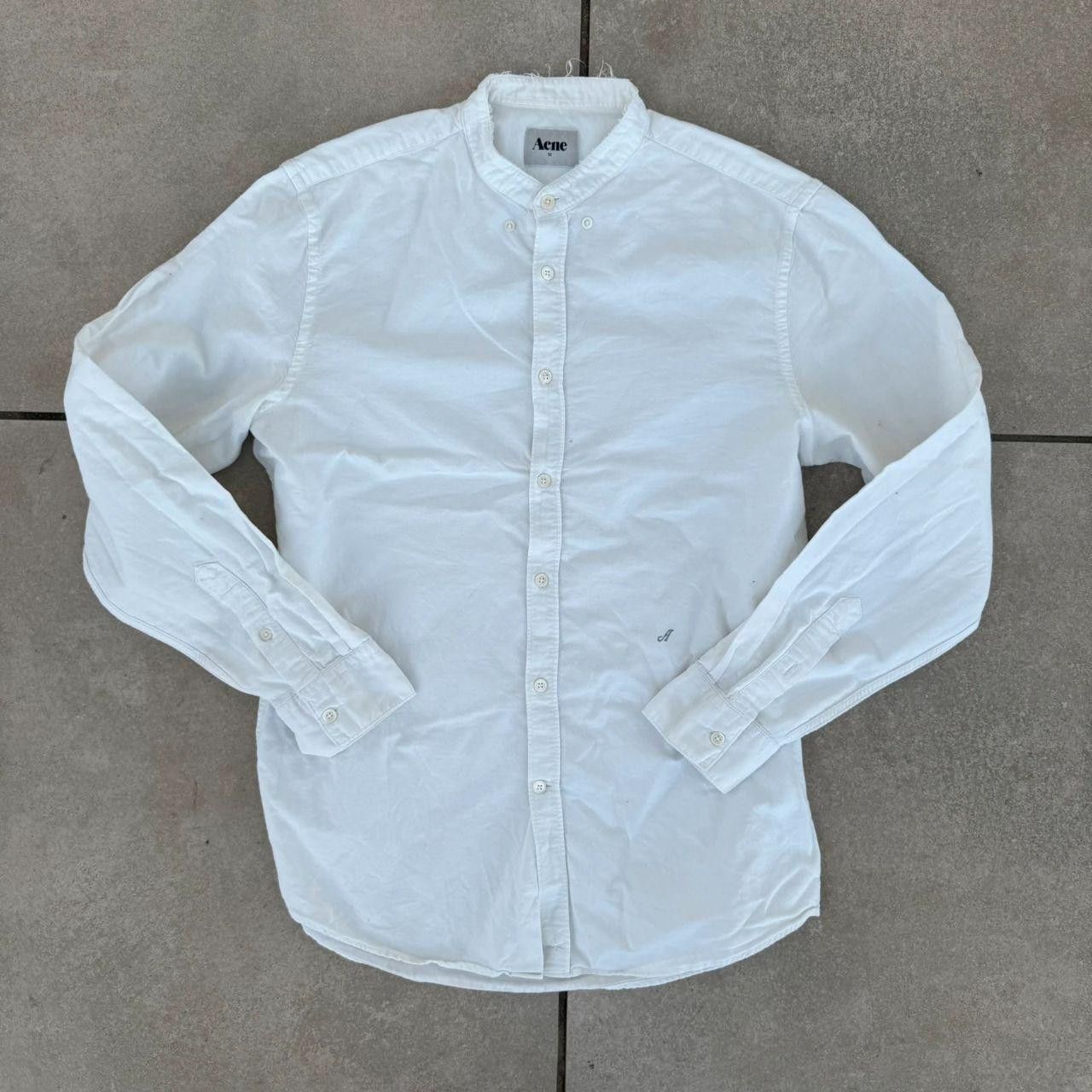 Acne Studios Acne Studios Button Up Shirt White Size US M / EU 48-50 / 2 - 1 Thumbnail