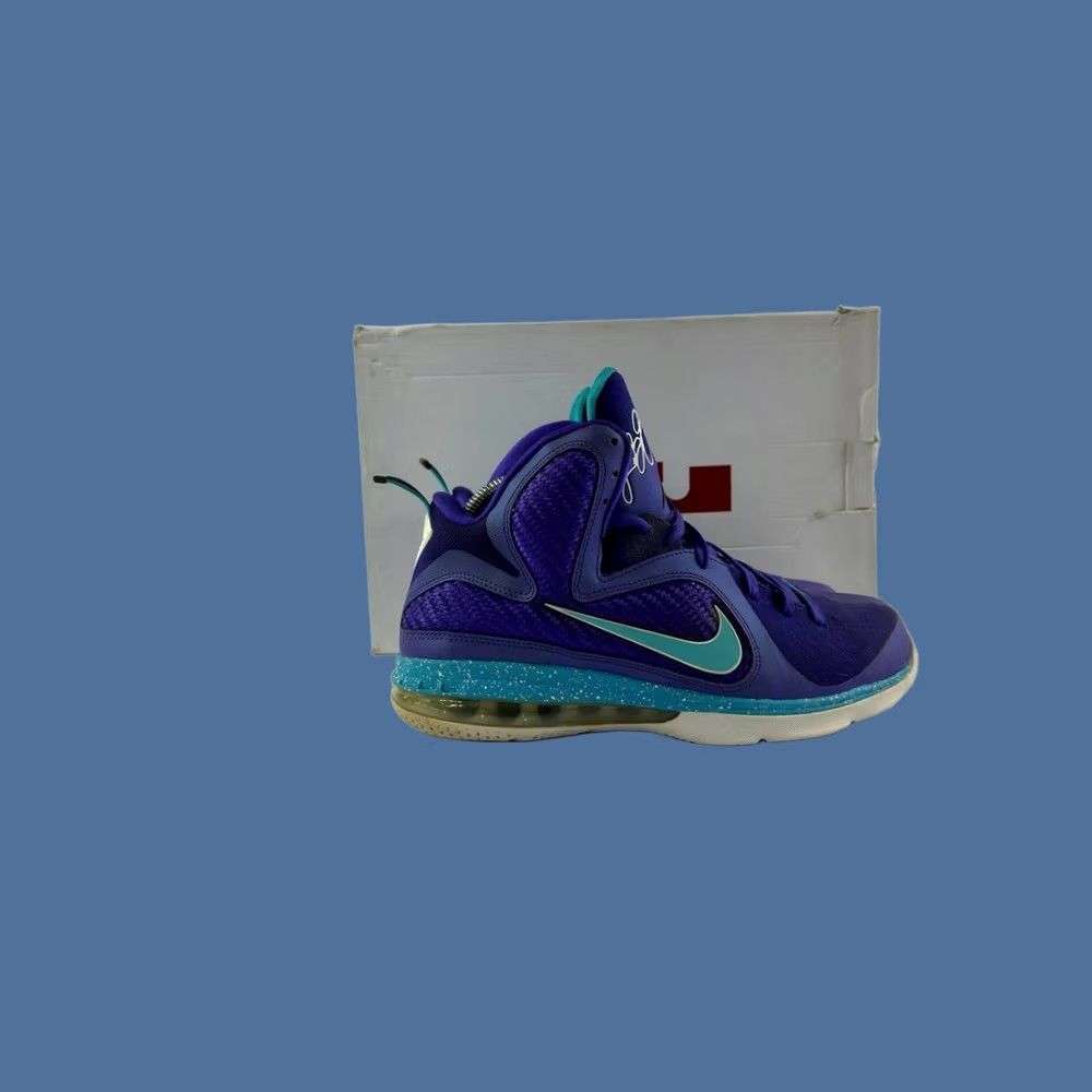 Nike Nike LeBron 9 Sneaker Purple 2012 469764-500 Men's Size 9 Size US 9 / EU 42 - 1 Thumbnail