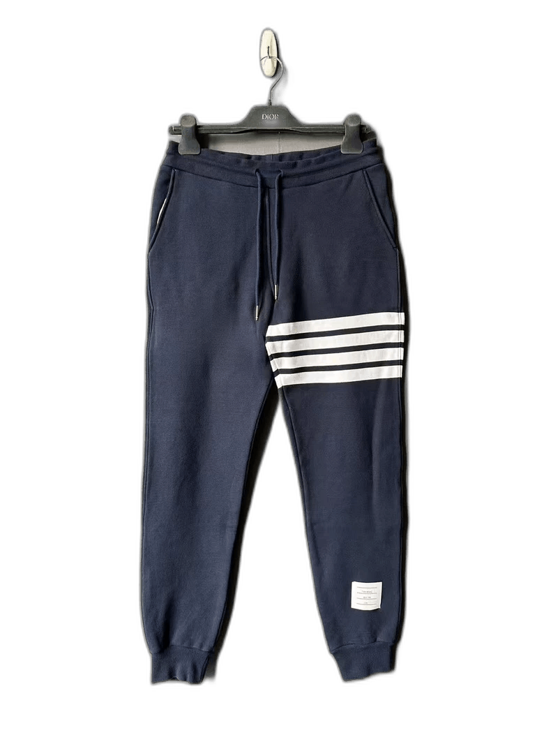 Thom Browne Thom Browne Blue Knit Sweatpants Size US 27 - 1 Thumbnail