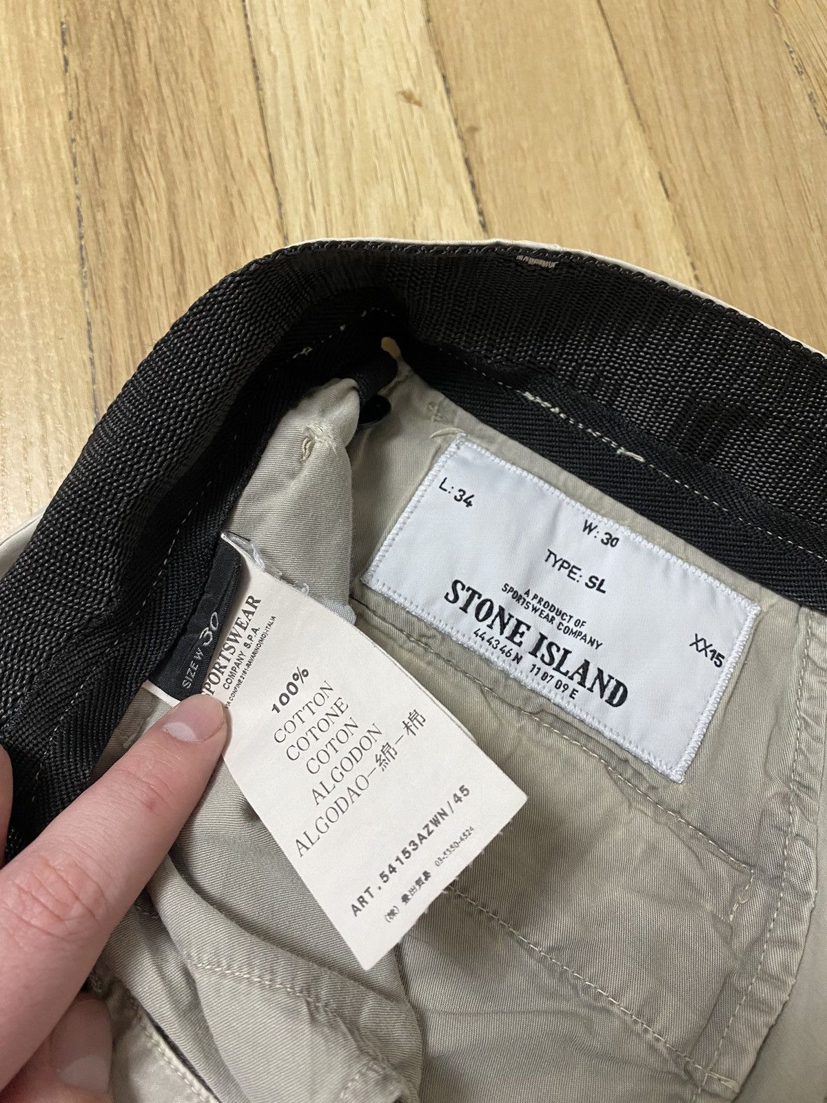 Stone Island Stone Island Casual Gray Pants Size 30 Size US 30 / EU 46 - 12 Thumbnail