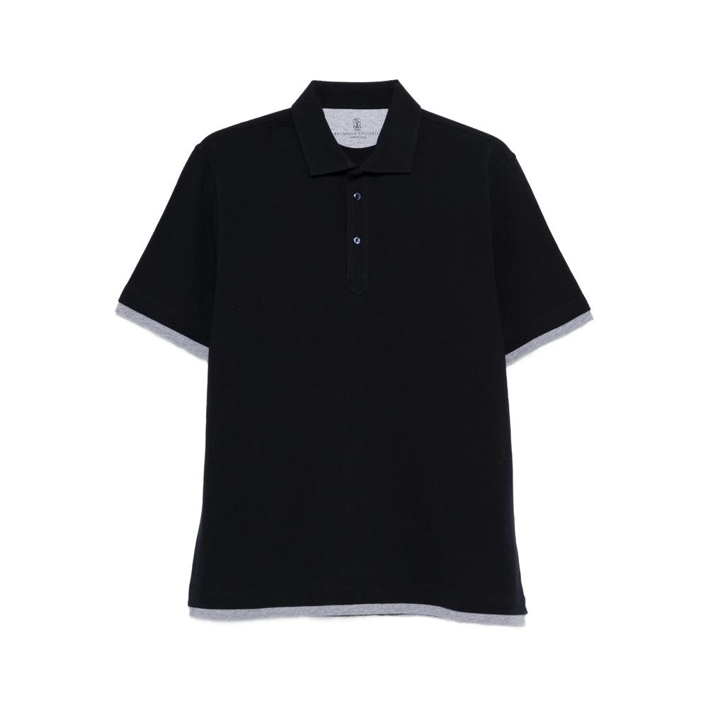 Brunello Cucinelli Brunello Cucinelli BLUE Polo Shirts Size US M / EU 48-50 / 2 - 1 Thumbnail