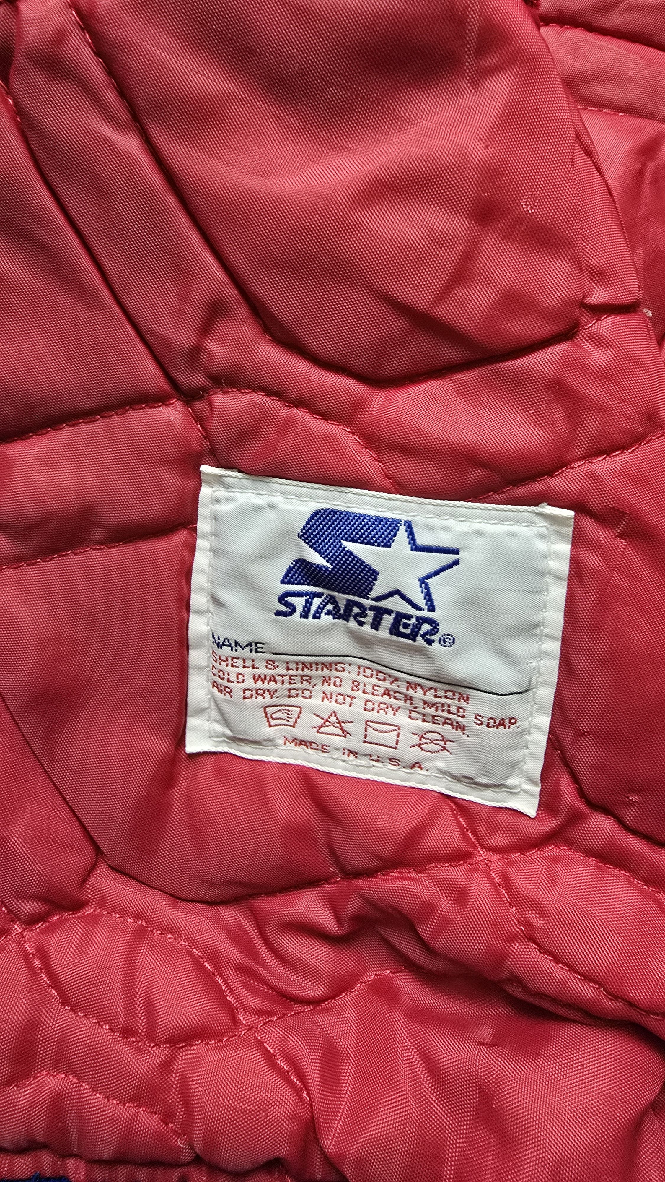 Starter Vintage Texas Rangers Diamond Collection MLB Satin Bomber Size US S / EU 44-46 / 1 - 14 Thumbnail