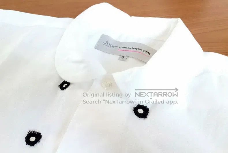 Comme des Garcons Comme des Garcons White Shirt Size S / US 4 / IT 40 - 3 Thumbnail