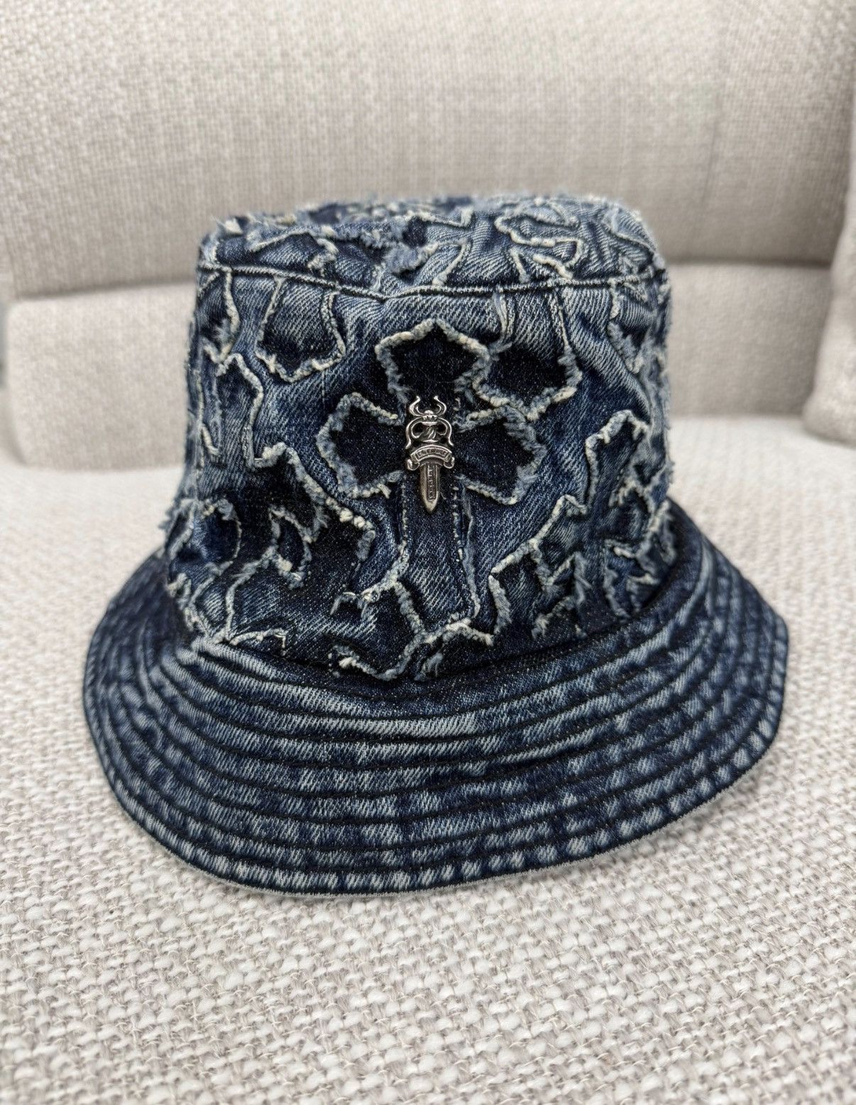 Chrome Hearts Chrome Hearts Denim Hat Size ONE SIZE - 1 Thumbnail