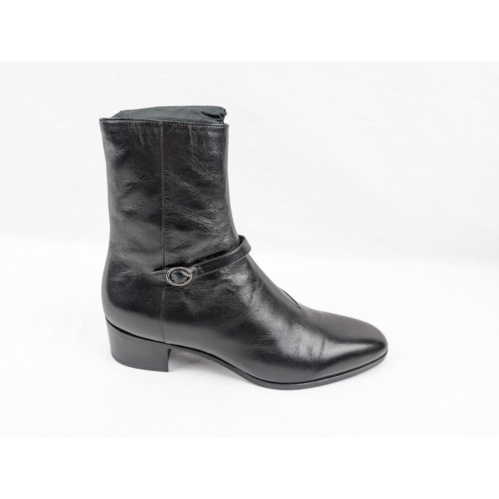 Saint Laurent Paris o1rshd1 Vlad 45 Zipped Boots in Black Size US 11.5 / EU 44-45 - 1 Thumbnail