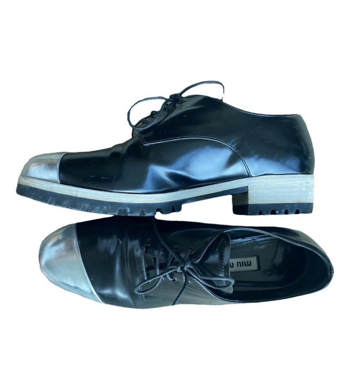 Miu Miu Patent Leather Loafers - Made In Italy - Like New Size US 7 / IT 37 - 1 Thumbnail