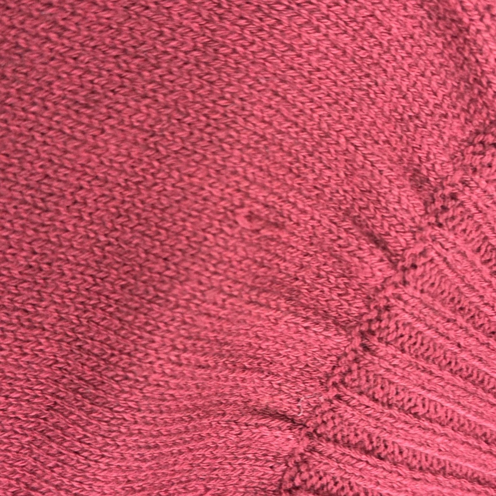 Vintage Estate Isaac Mizrahi Live Sweater Womens 5X Red Mock Neck 1/4 Zip Cable Knit Pullover Knitwear Size XXL / US 16-18 / IT 52-54 - 7 Thumbnail
