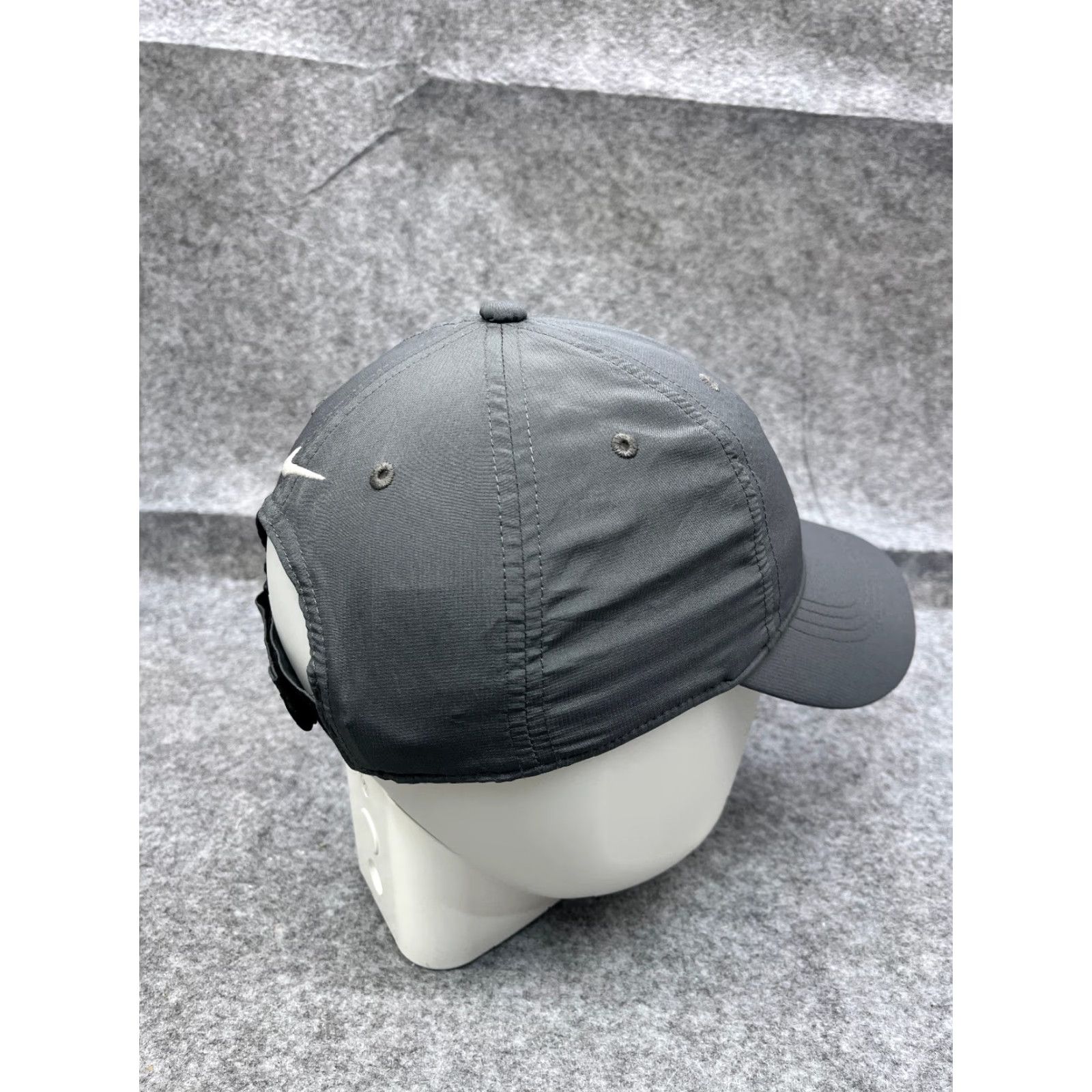 Nike Nike Golf Hat Cap Strap Back One Size Adult Gray 100% Polyester Adjustable Bear Logo Nike Hat Golf Mens Cap Size ONE SIZE - 7 Thumbnail