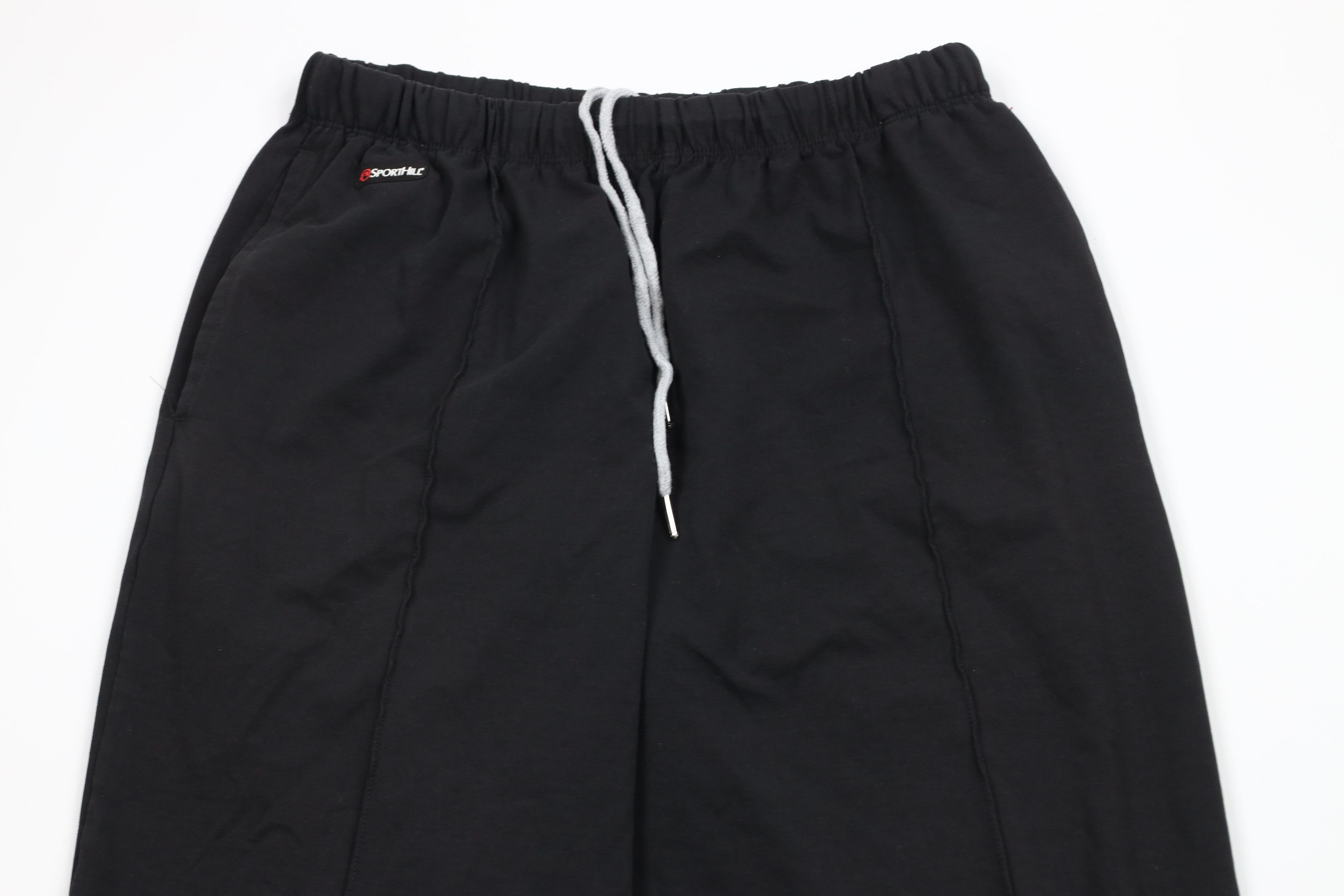 Vintage Vintage 90s Streetwear Stretch Cuffed Joggers Pants Black Size US 38 / EU 54 - 2 Thumbnail