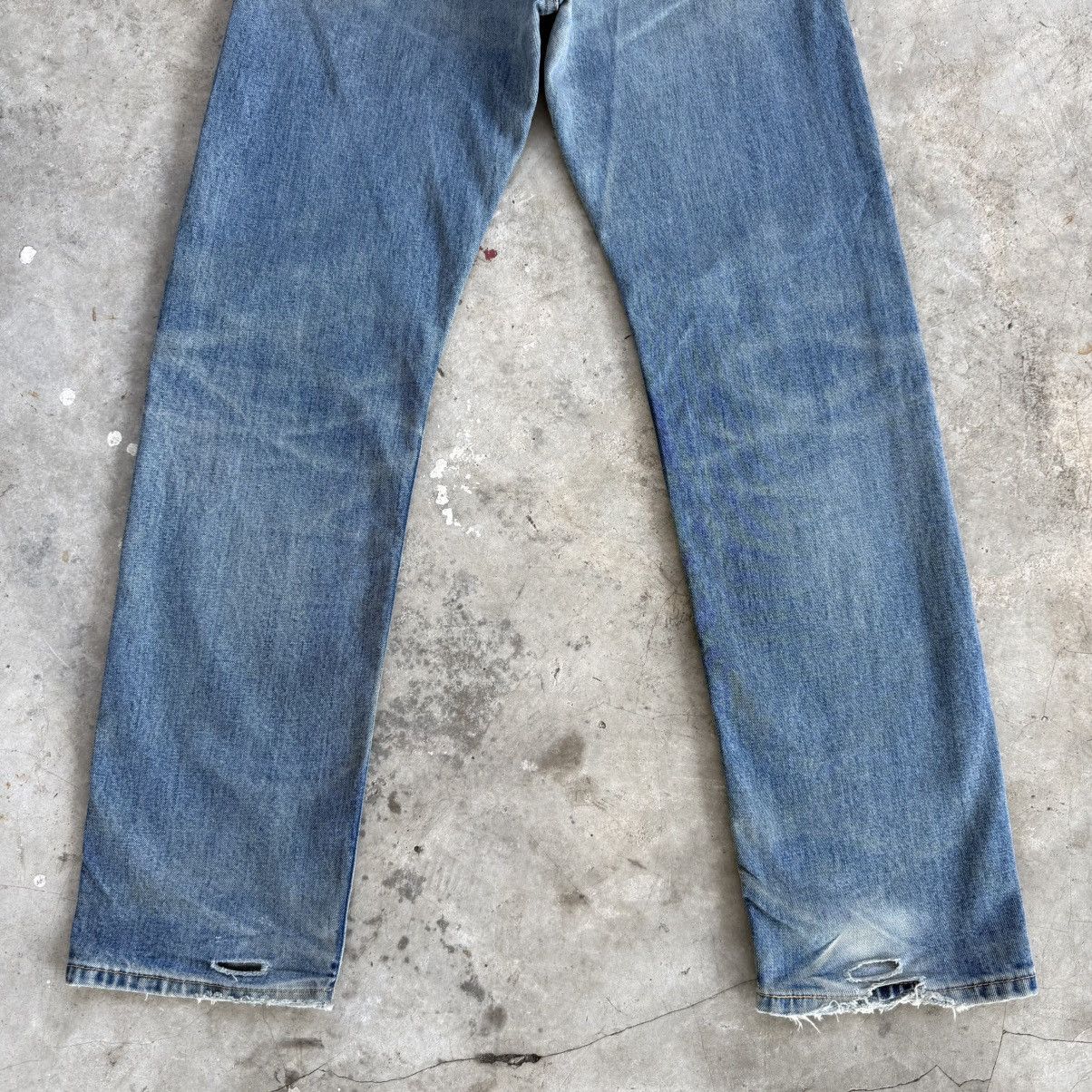 Levi's W31 Levi's 505 Faded Mud Wash Denim Jean Pants Size US 31 - 11 Thumbnail