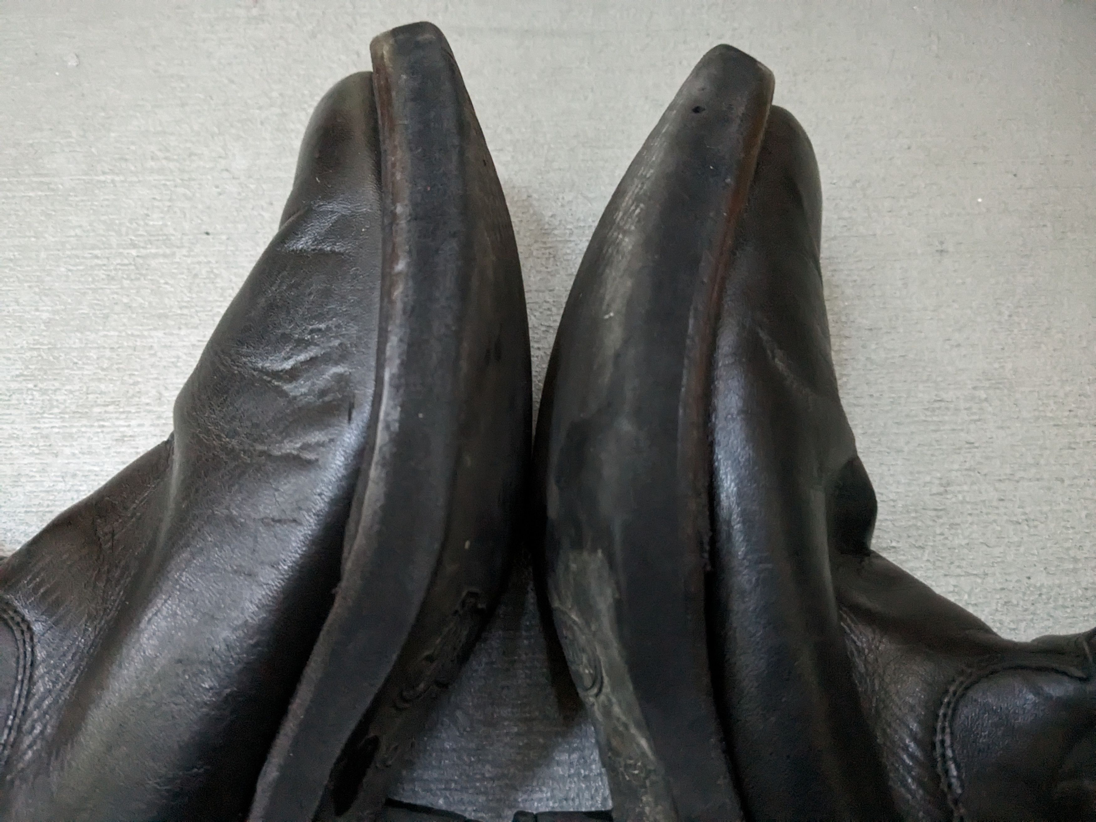 Genuine Leather Justin Cowboy Boots Black 8.5 Leather Botas USA Western Size US 8.5 / EU 41-42 - 6 Thumbnail