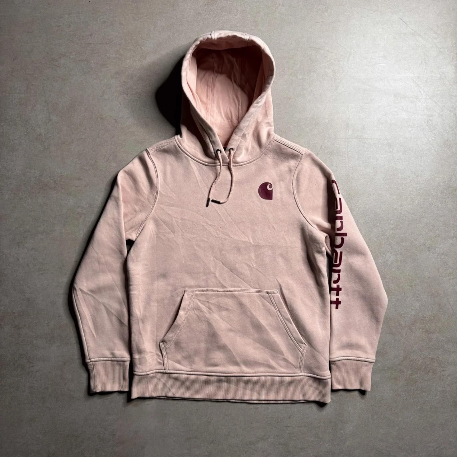 Carhartt Vintage Carhartt Pink Hoodie - S Size US S / EU 44-46 / 1 - 1 Thumbnail