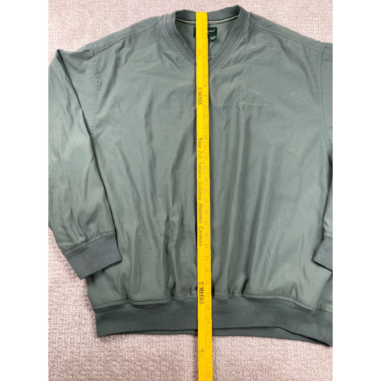 Eddie Bauer VINTAGE Eddie Bauer Golf Windbreaker Jacket Mens Large Green V Neck Pullover 90s Size US L / EU 52-54 / 3 - 2 Thumbnail