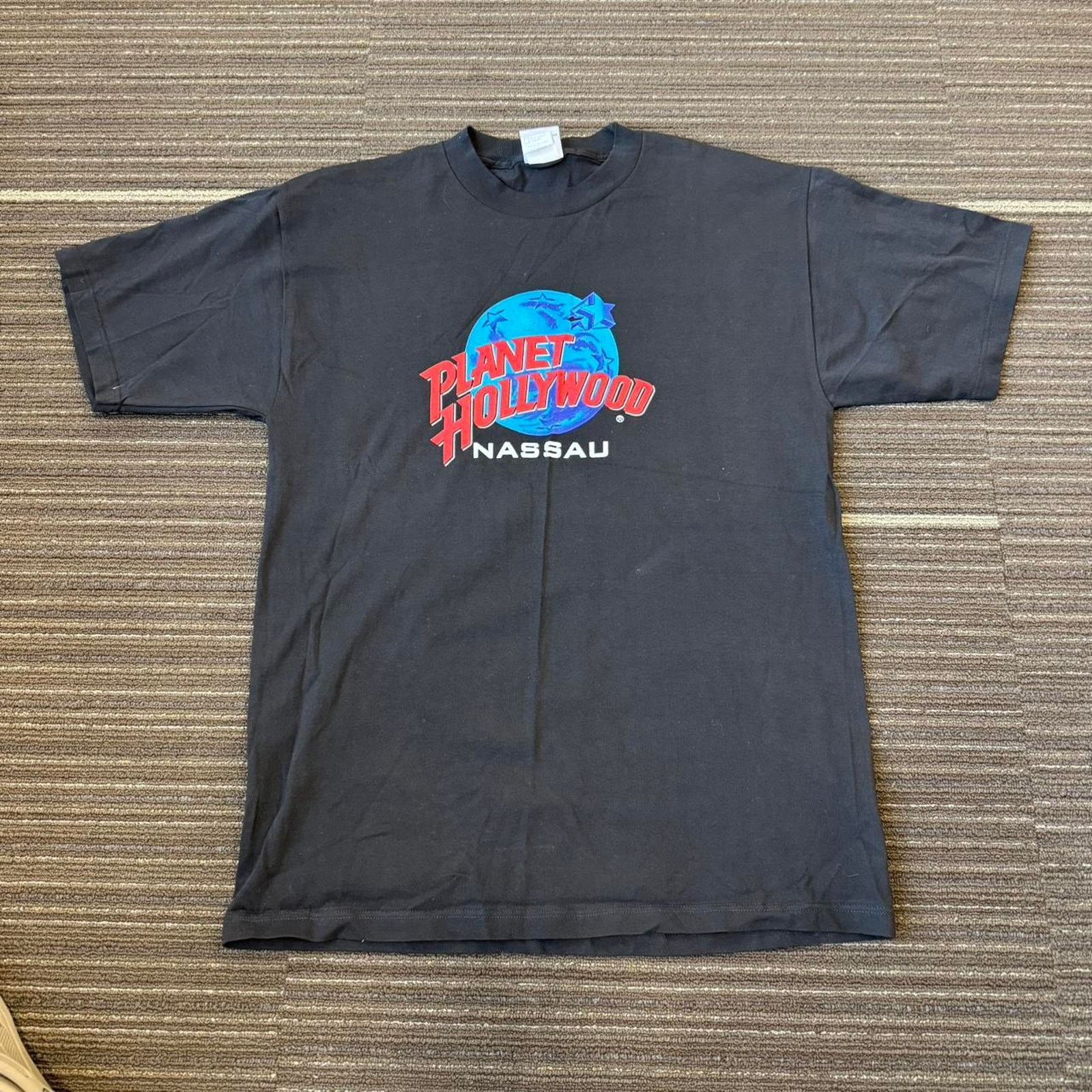 Planet Hollywood × Vintage Vintage y2k Black Planet Hollywood Nassau Bahamas t-shirt Size US L / EU 52-54 / 3 - 1 Thumbnail