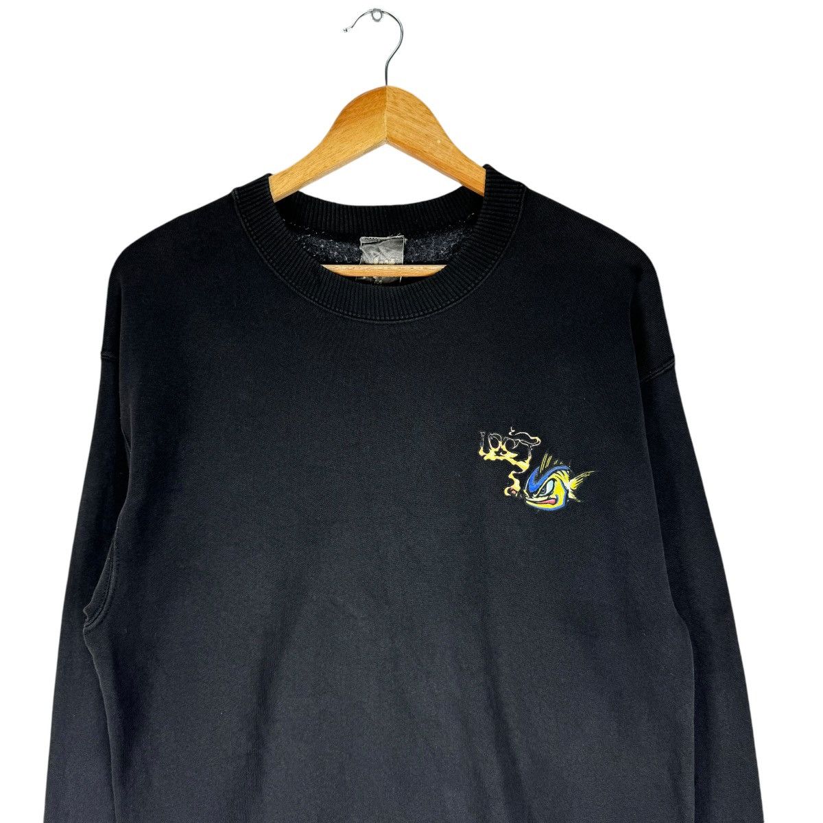 Lost Enterprises 🌟90s LOST ENTERPRISE SKATE SMOKING FISH SWEATSHIRT Size US L / EU 52-54 / 3 - 3 Thumbnail