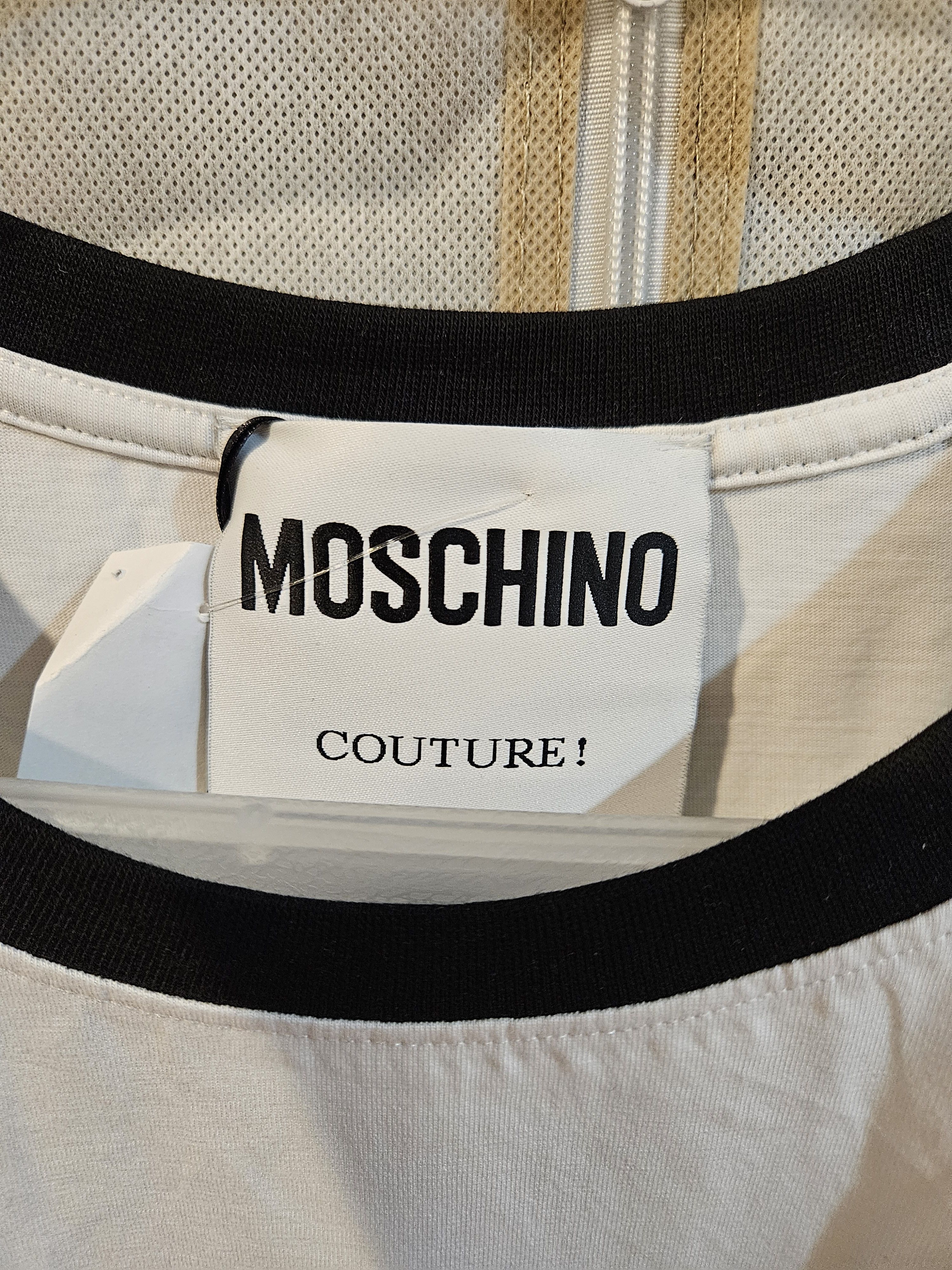 Moschino White Double Smiley T-Shirt Size US M / EU 48-50 / 2 - 6 Thumbnail