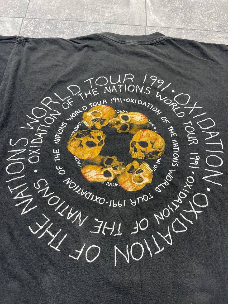 Band Tees × Megadeth Megadeth 1991 Oxidation Tour Shirt / Large Rock Metal Size US L / EU 52-54 / 3 - 14 Thumbnail