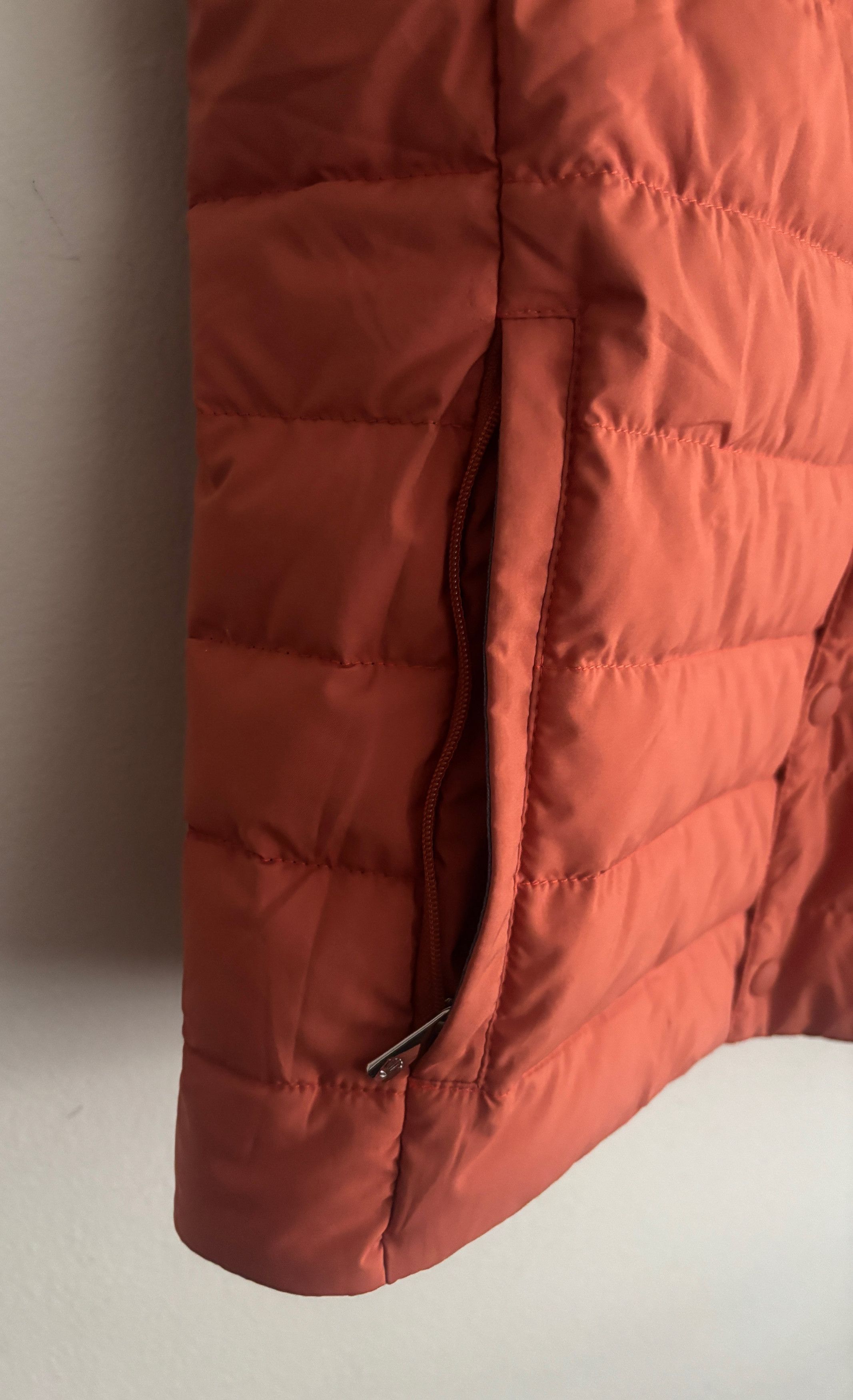Fedeli RARE Rolex Quilted Orange Down Snap Button Padded Vest Size US M / EU 48-50 / 2 - 10 Thumbnail