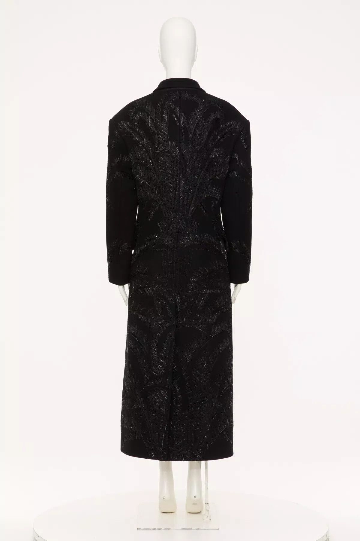 o1s1wg111125 Wool Cashmere Coat in Black