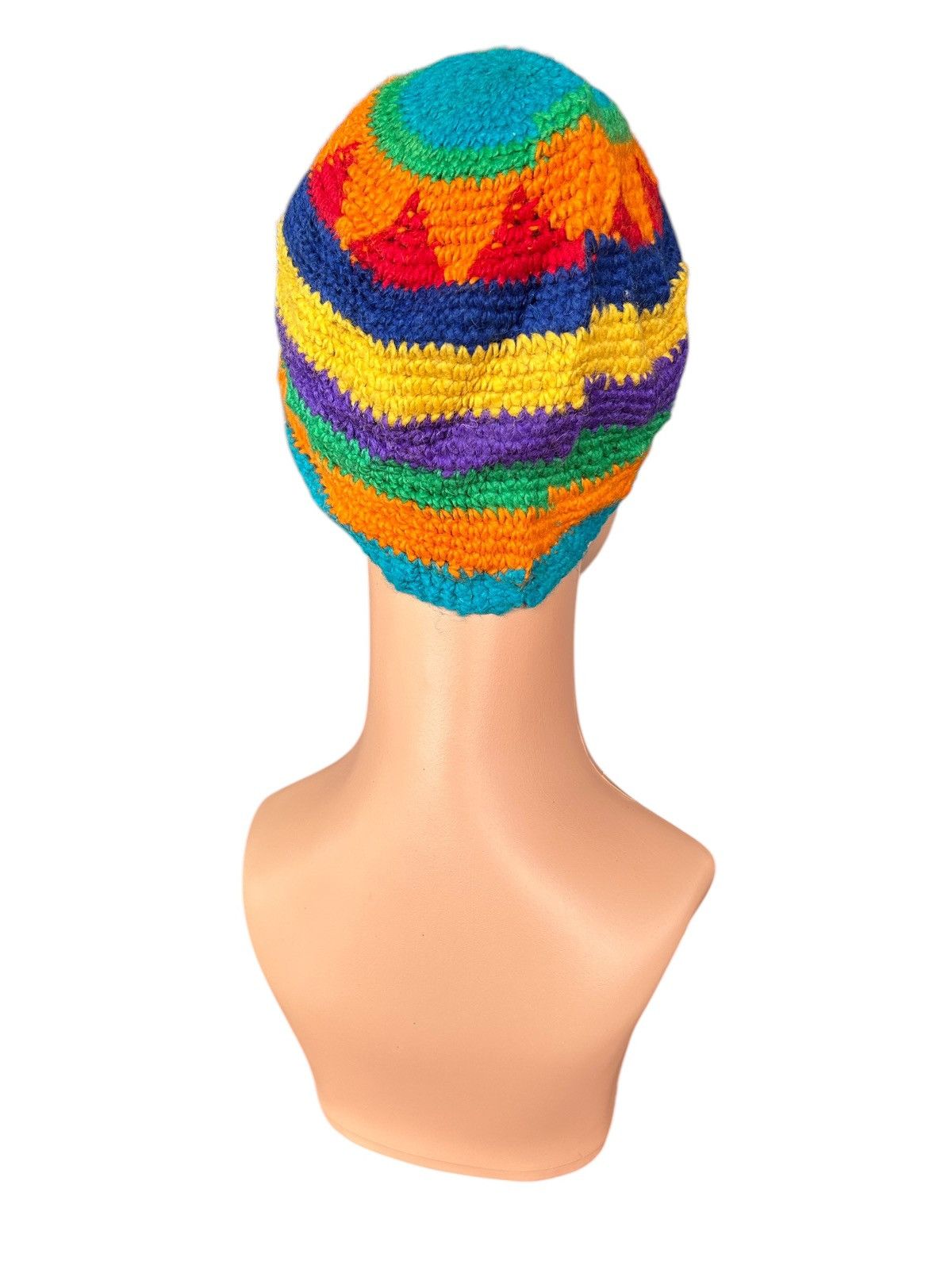 Japanese Brand × Kapital × Vintage Crochet Knitted Handmade Beanie Hats Size ONE SIZE - 4 Thumbnail