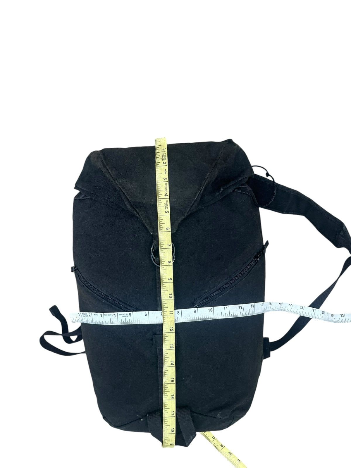 Vintage 6Shiki Japan Sun Fade Black Canvas Backpack Bag Size ONE SIZE - 25 Thumbnail