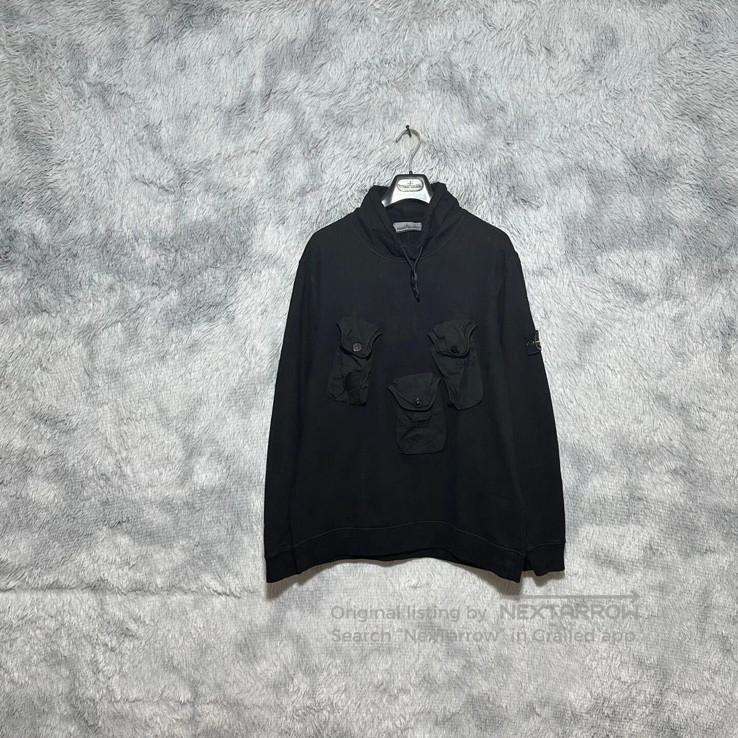 Stone Island stone island black utility collar sweatshirt XXL. Size US XXL / EU 58 / 5 - 1 Thumbnail