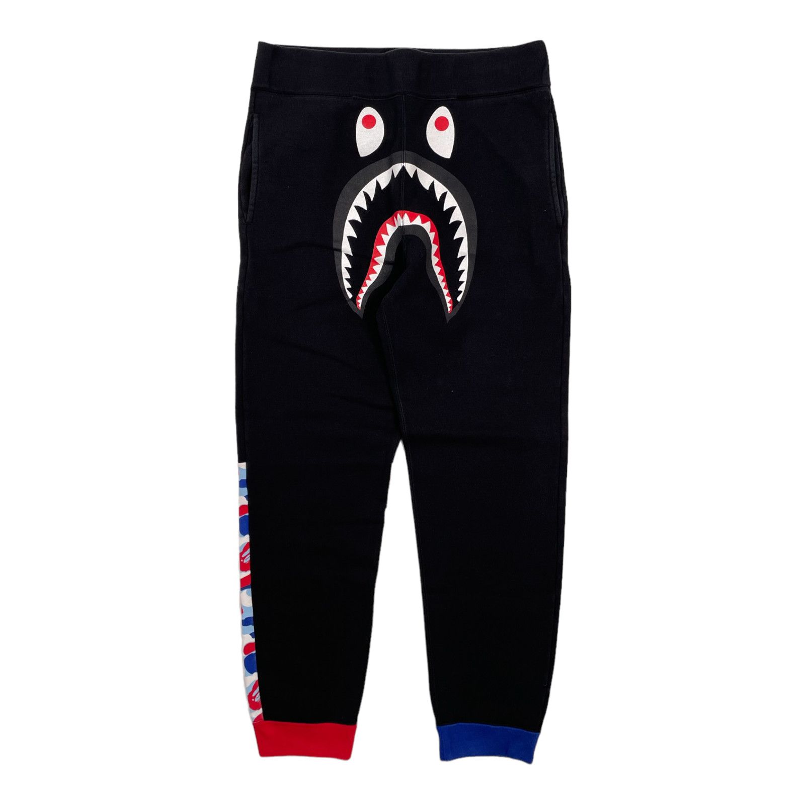 image of Bape Shark Sweatpants Black Pre-Owned, Men's (Size 36)