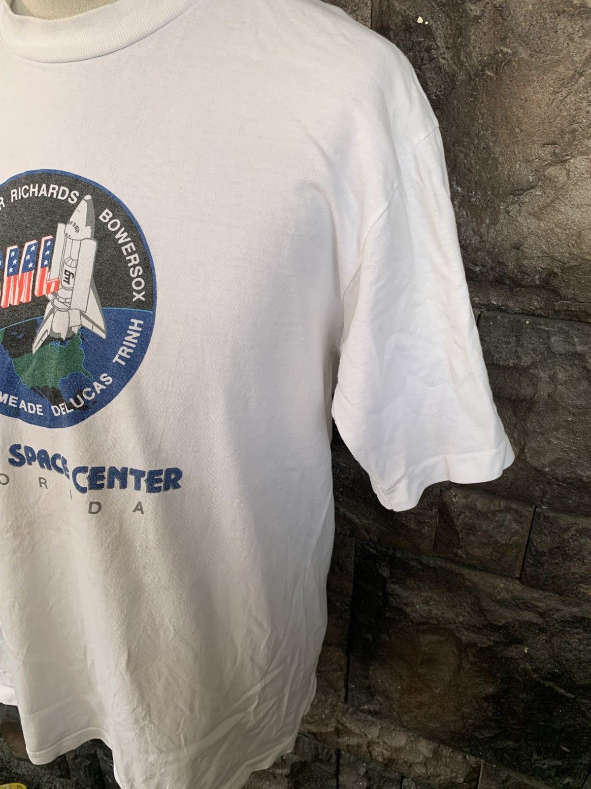 NASA Vintage 90s Kennedy Space Center Florida USML T shirt Size US M / EU 48-50 / 2 - 4 Thumbnail