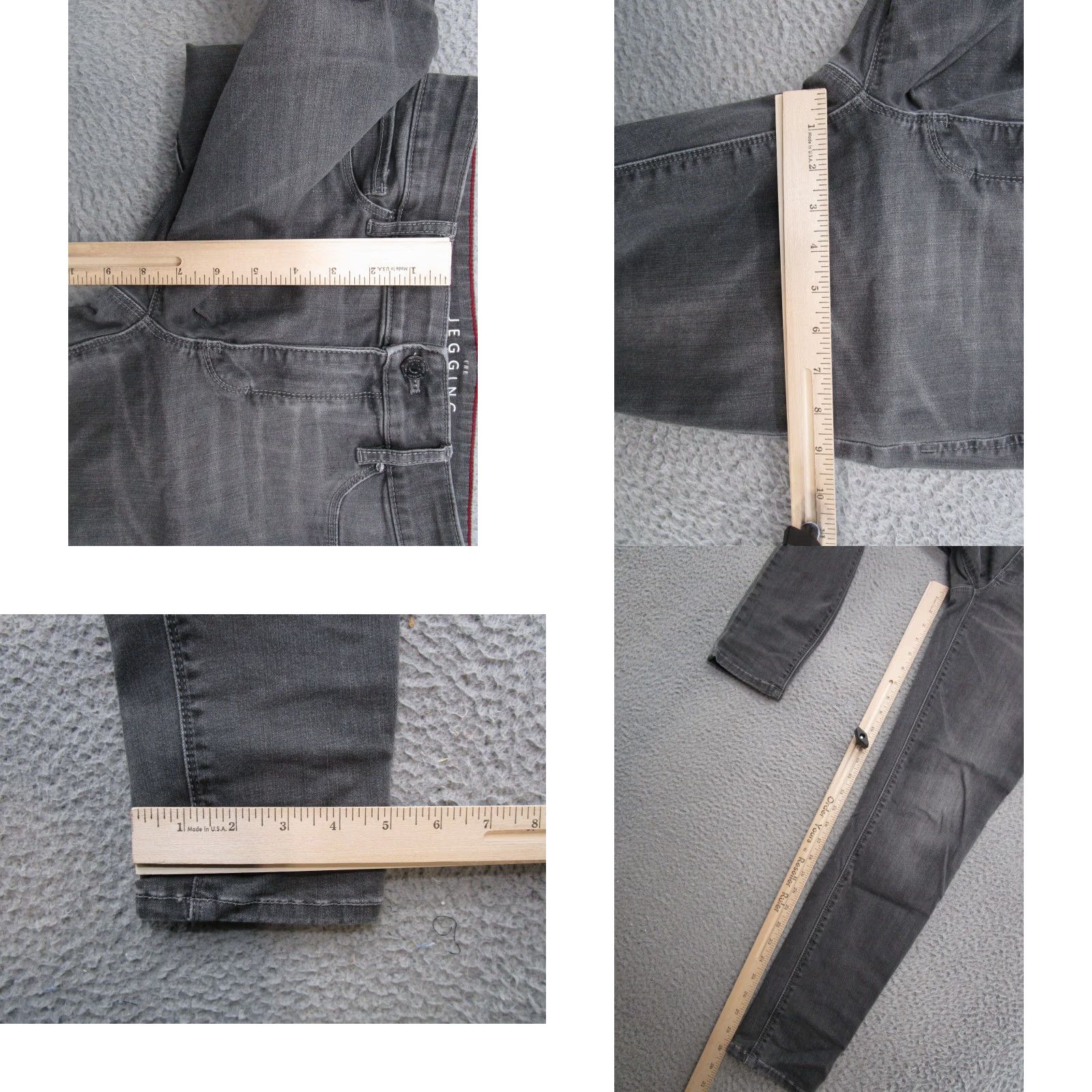 White House Black Market White House Black Market The Jegging Jeans Women's Size 4 Gray Stretch Size 27" / US 4 / IT 40 - 8 Thumbnail