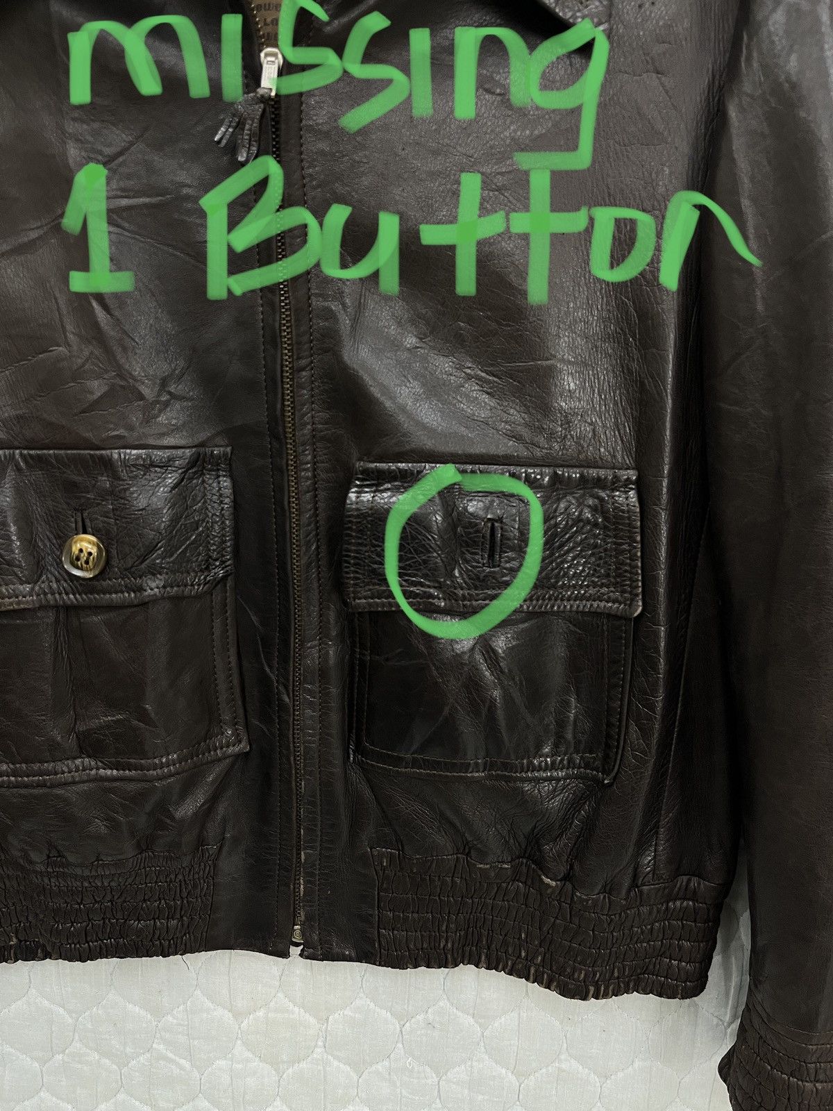 Loewe 🔥🔥🔥RARE LOEWE LEATHER JACKET Size M / US 6-8 / IT 42-44 - 4 Thumbnail