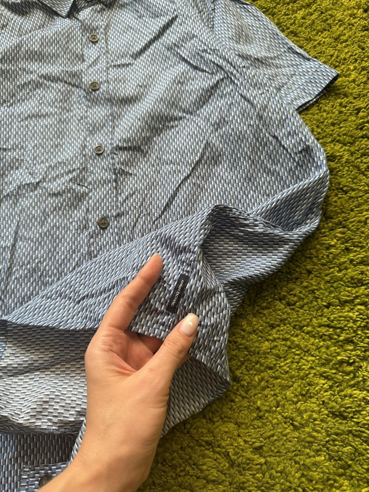 Armani × Armani Exchange × Designer Armani Exchange buttons up shirt Size US XL / EU 56 / 4 - 5 Thumbnail