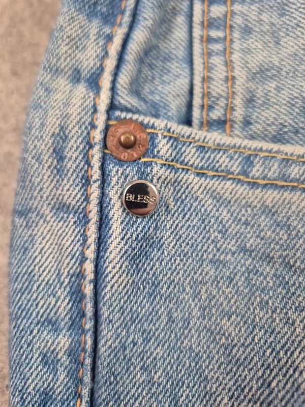 Bless Levi's Bless Men's Blue Readymade Straight Jeans Size W32 Size US 32 / EU 48 - 8 Thumbnail