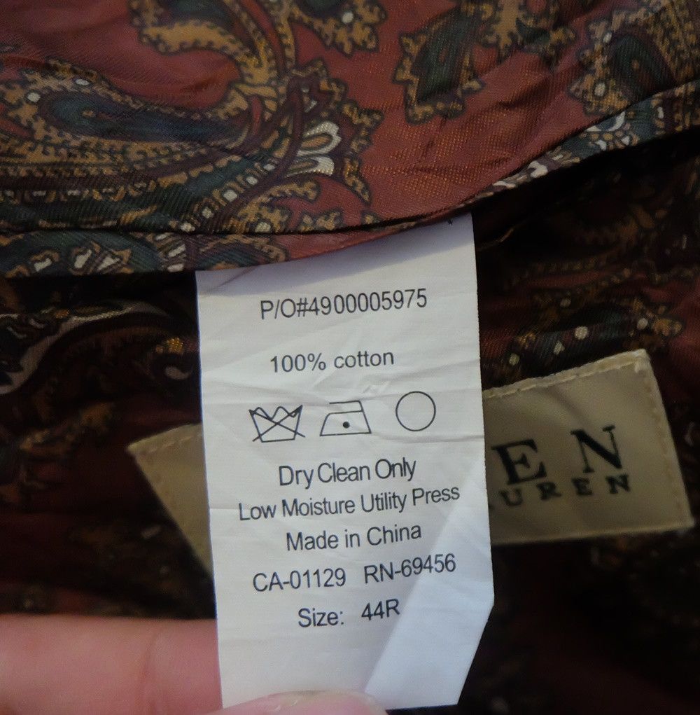 Polo Ralph Lauren Vintage Ralph Lauren Corduroy Blazer Jacket Size 44R - 8 Thumbnail