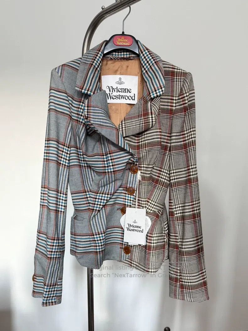 Vivienne Westwood Vivienne Westwood Vintage Alcoholic Jacket Tweed Blazer Size XS / US 0-2 / IT 36-38 - 1 Thumbnail