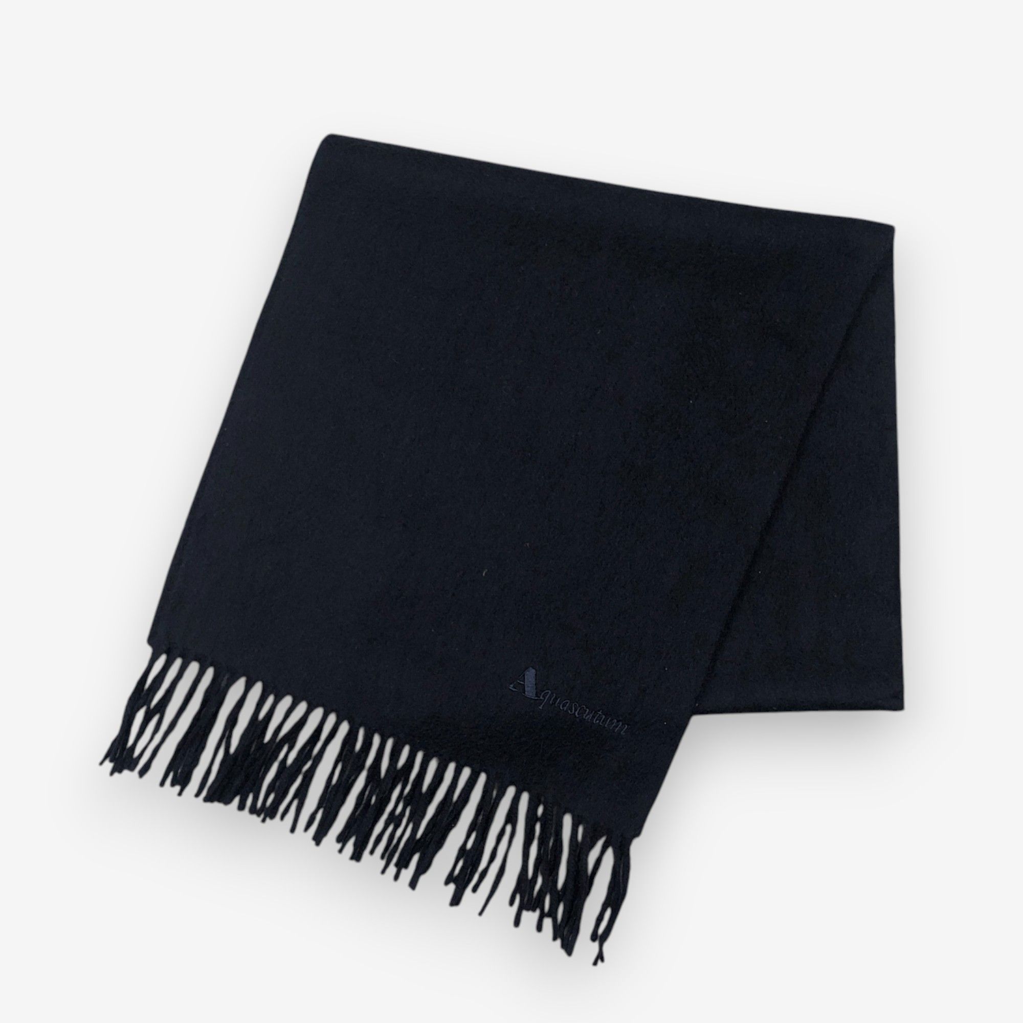 Aquascutum Vintage Aquascutum Scarf Muffler Wool Winter Fringe Scarves Size ONE SIZE - 3 Thumbnail