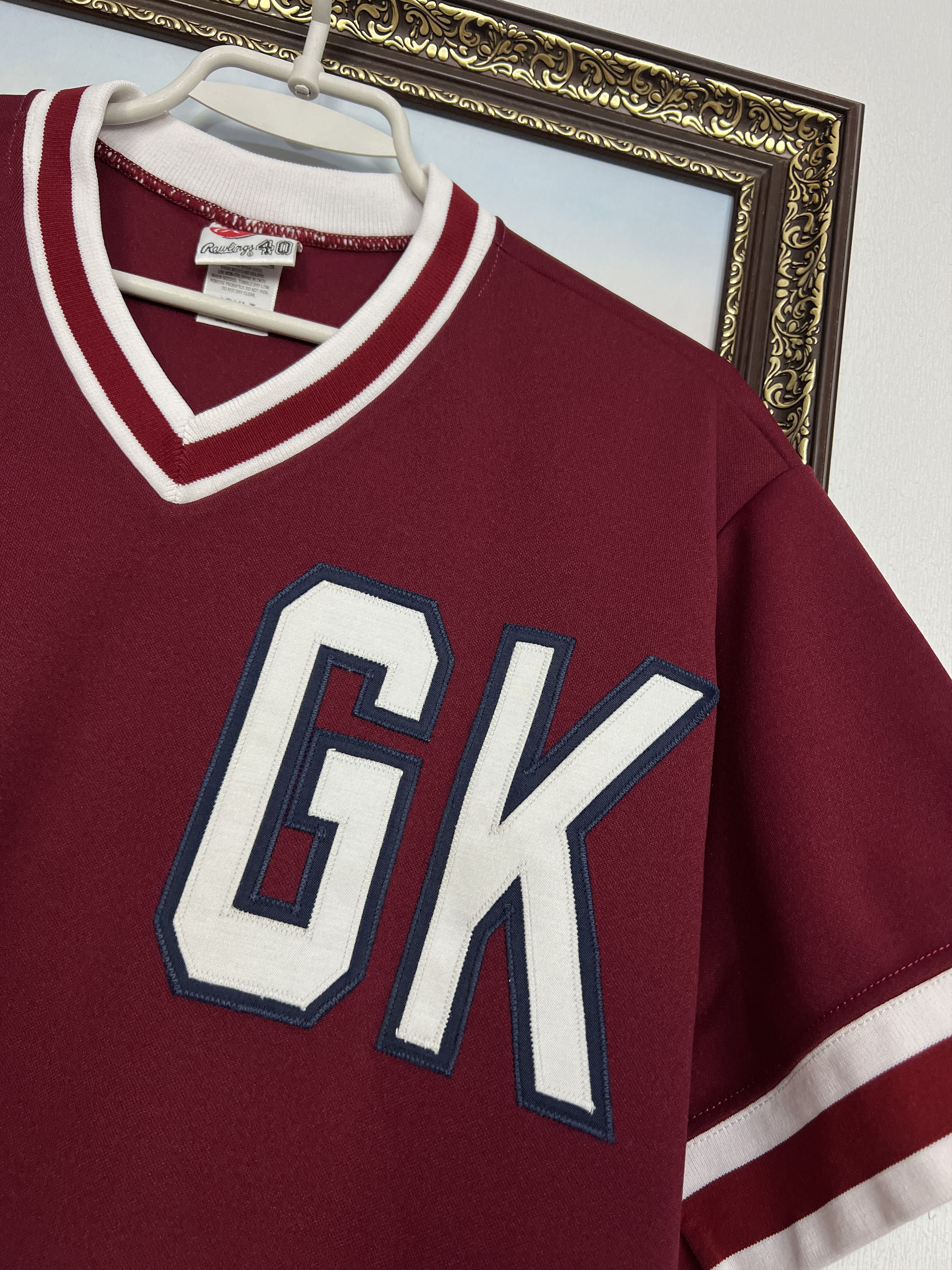 Vintage Vintage Rawlings Baseball USA Made #15 Jersey Trikot Shirt Size US L / EU 52-54 / 3 - 3 Thumbnail