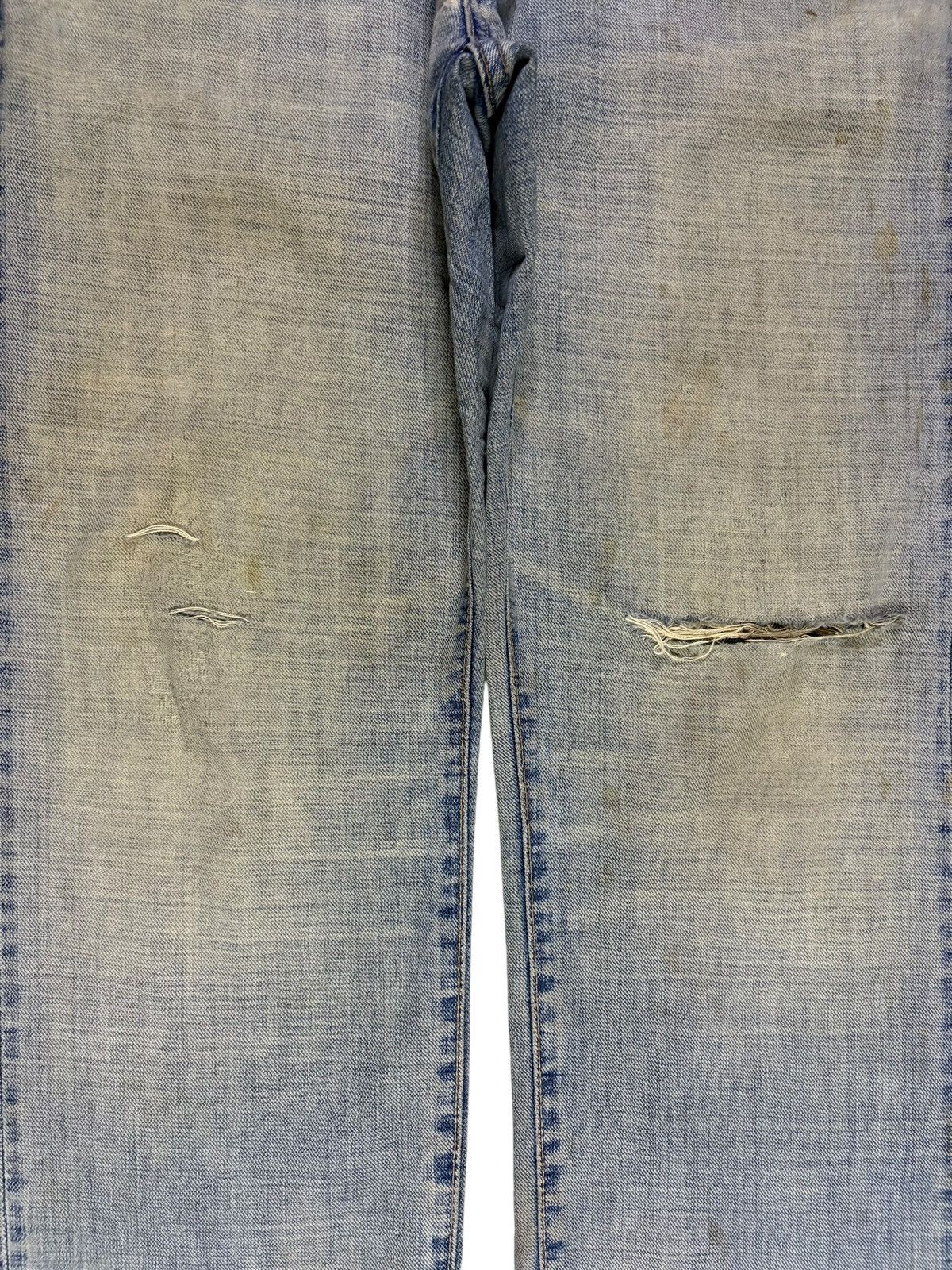 Japanese Brand Vintage Japanese Brand Mud Wash Distressed Loose Baggy Jeans Size US 30 / EU 46 - 5 Thumbnail