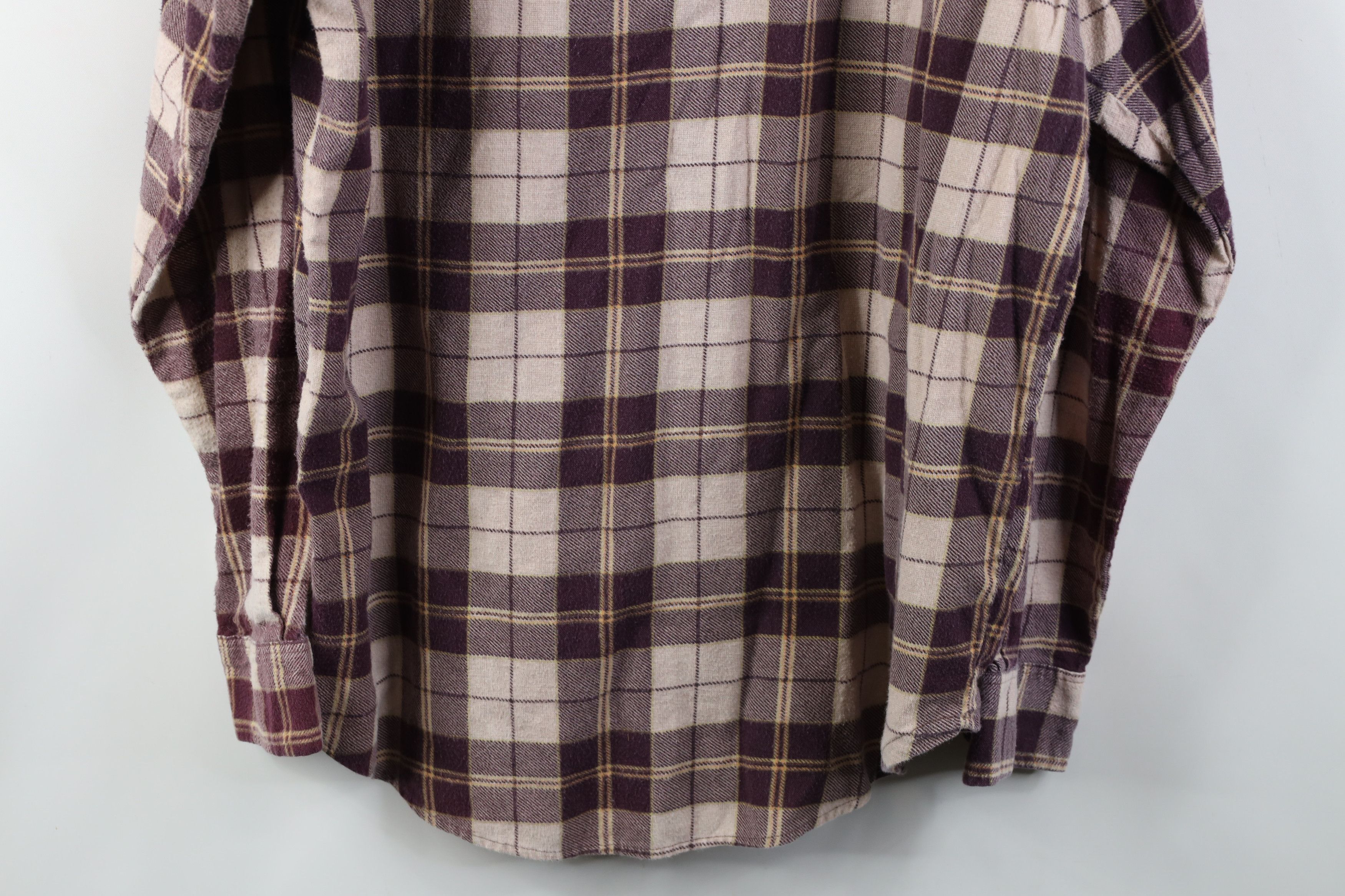 Vintage Vintage 90s Streetwear Flannel Collared Button Shirt Plaid Size US L / EU 52-54 / 3 - 12 Thumbnail