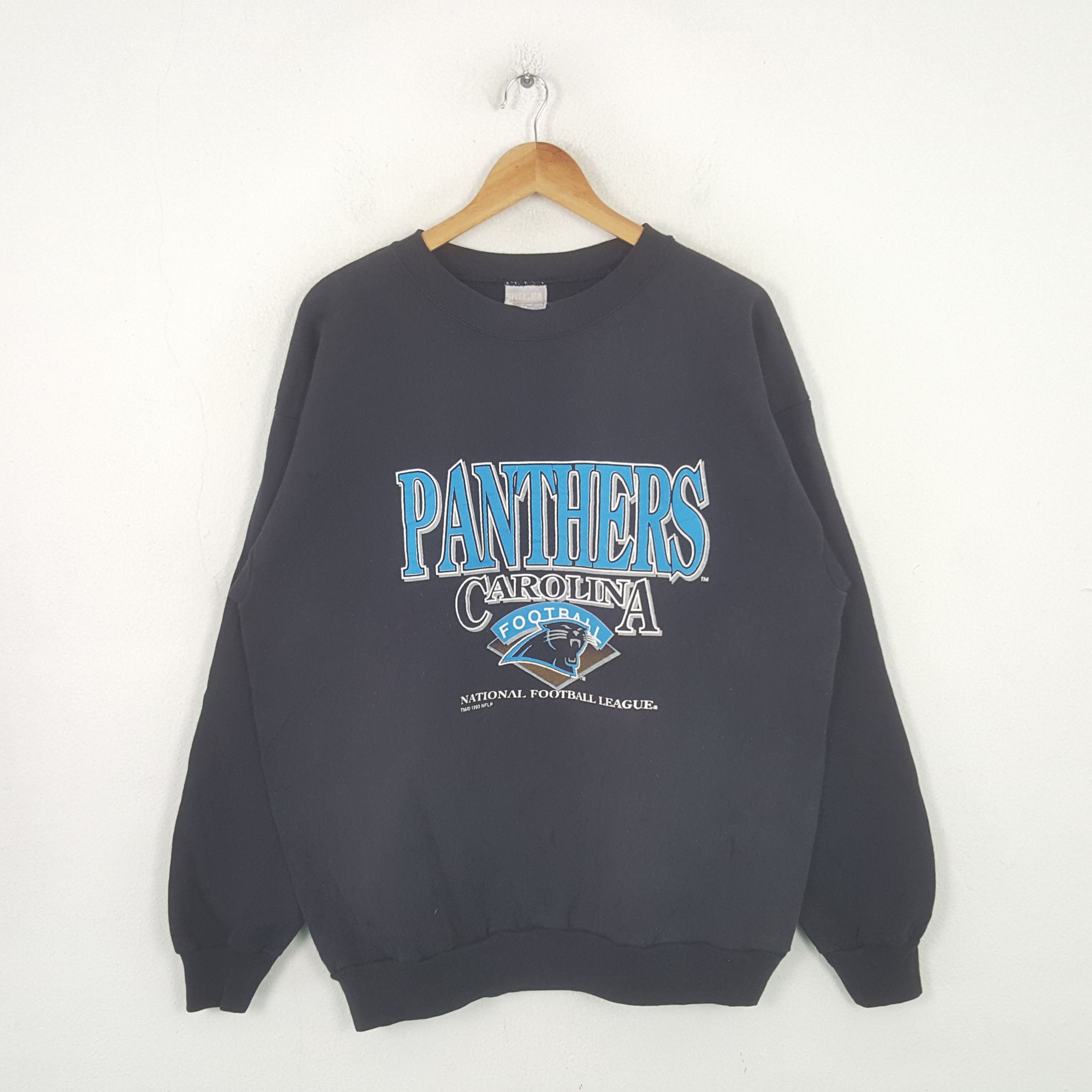 NFL Vintage Panthers Carolina American Football Sweatshirt RR5 Size US L / EU 52-54 / 3 - 1 Thumbnail