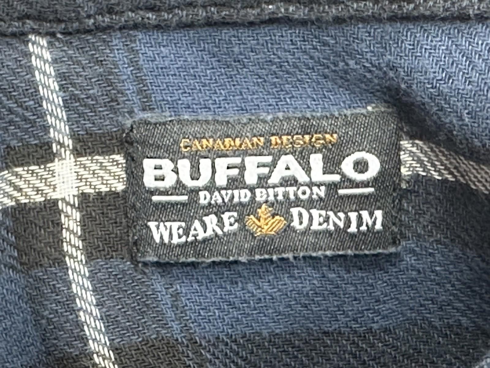 Other David Bitton Buffalo Regular Fit Flannel Button Down Blue S Size US S / EU 44-46 / 1 - 5 Thumbnail