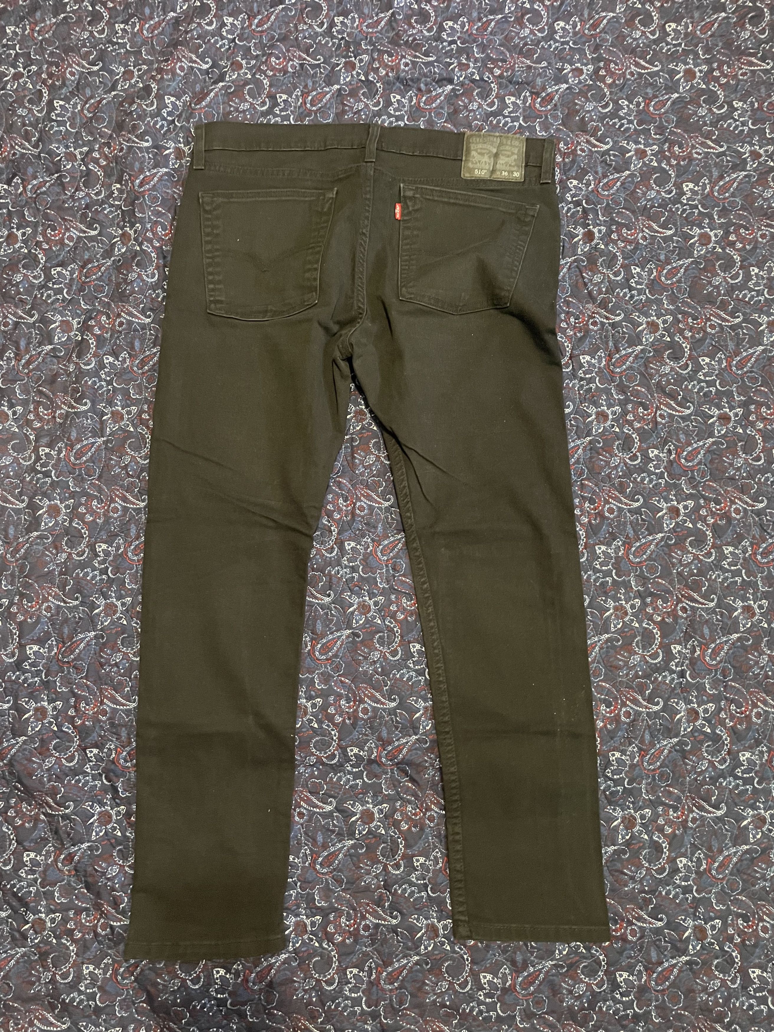 Levi's Levi's 510 Black Denim W36 L30 Size US 36 / EU 52 - 2 Thumbnail