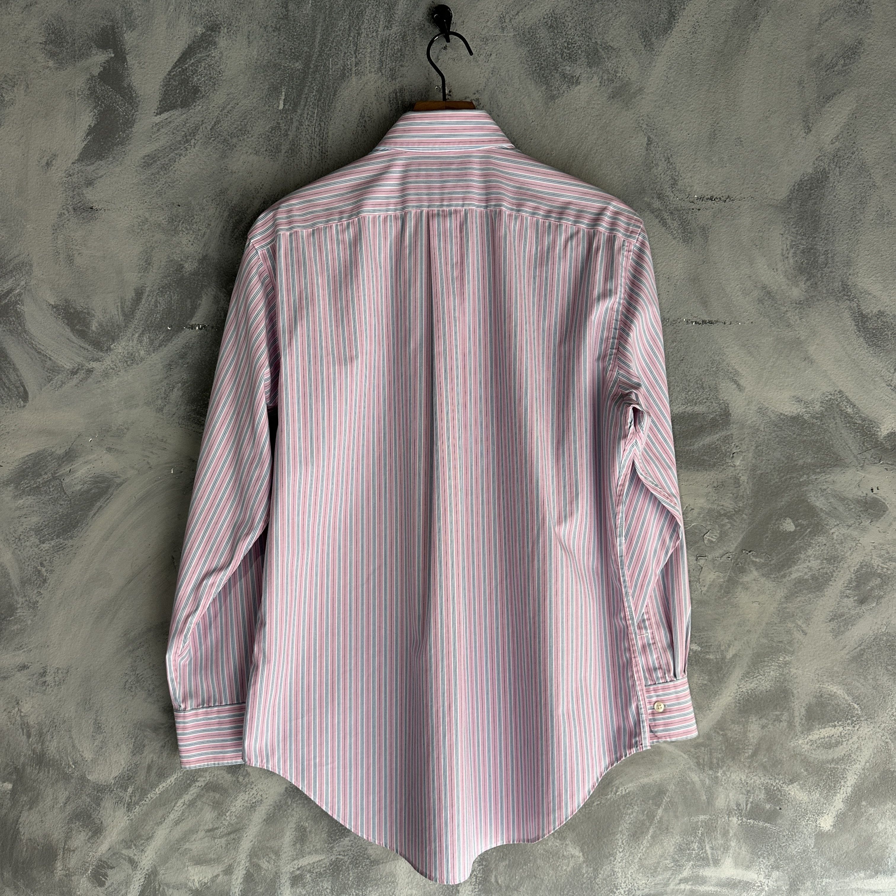 Polo Ralph Lauren Vtg Polo Ralph Lauren Button Down Shirt Mens Vertical Stripe Size US M / EU 48-50 / 2 - 5 Thumbnail