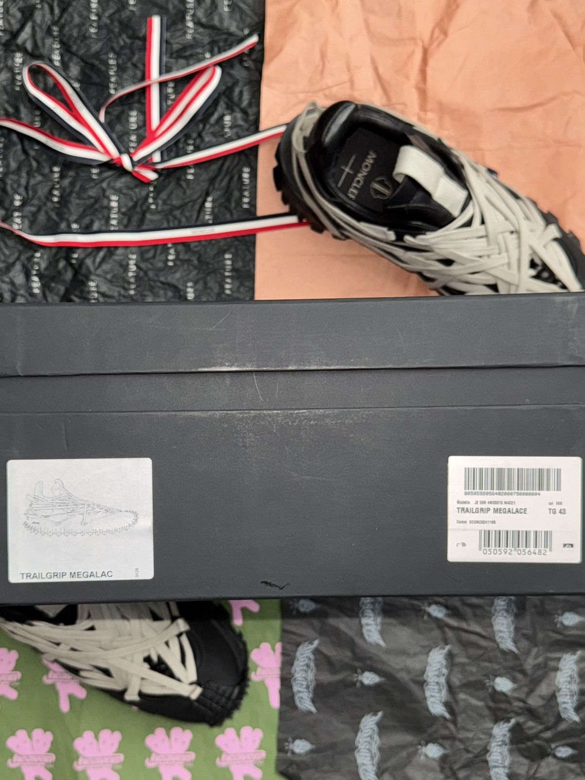 Moncler × Rick Owens Moncler x Rick Owen Trailgrip Megalace Size US 10 / EU 43 - 10 Thumbnail