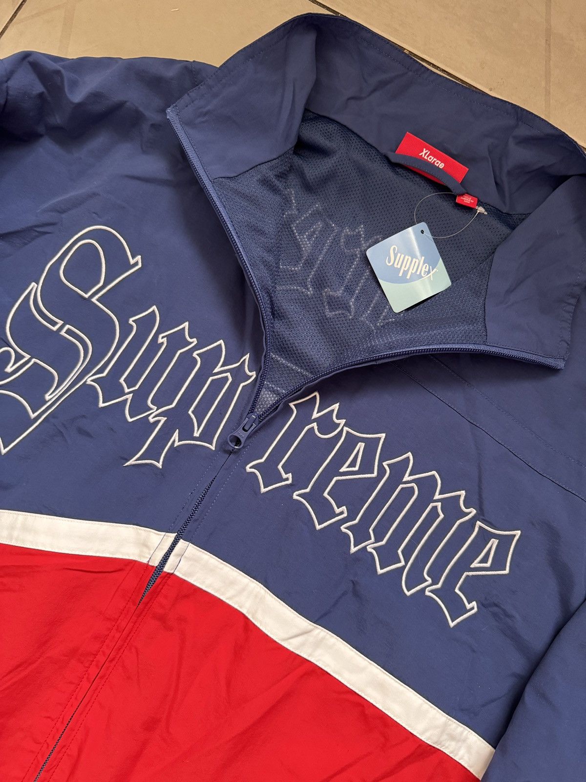 Supreme Supreme Old English tracj jacket Size US XL / EU 56 / 4 - 6 Thumbnail