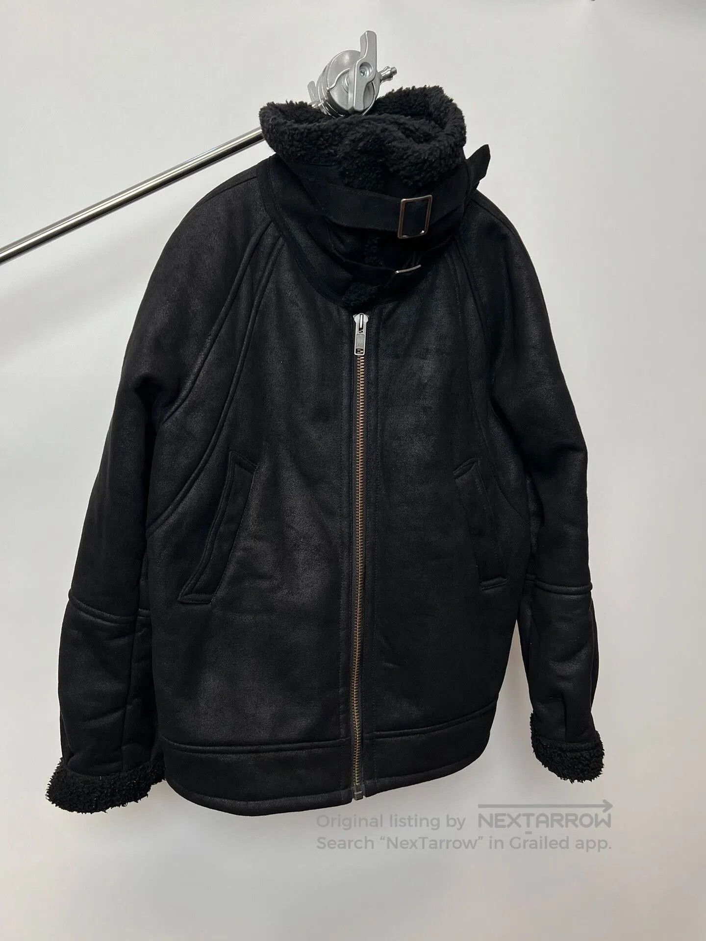 Pervert PERVERZE Faux Suede Lined Jacket. Size US L / EU 52-54 / 3 - 2 Thumbnail