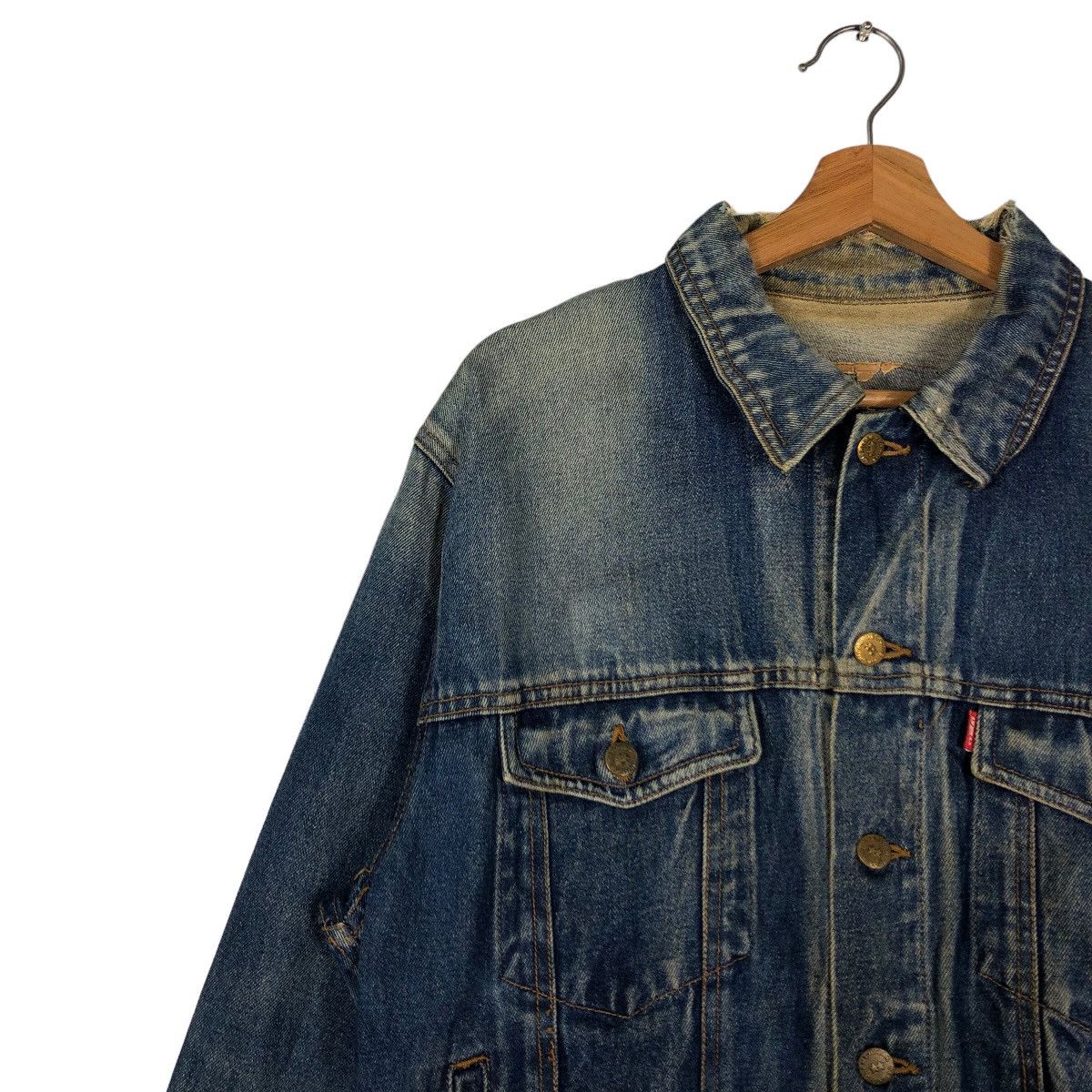Hysteric Glamour 🔥90’s Vintage Trucker Denim Jacket Biker GMC Japan Size US M / EU 48-50 / 2 - 6 Thumbnail