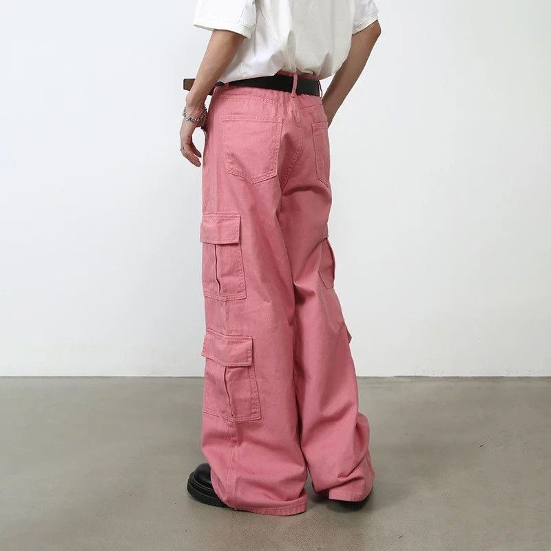 Japanese Brand × Vintage Fashion retro y2k pink cargo pants Size US 34 / EU 50 - 3 Thumbnail