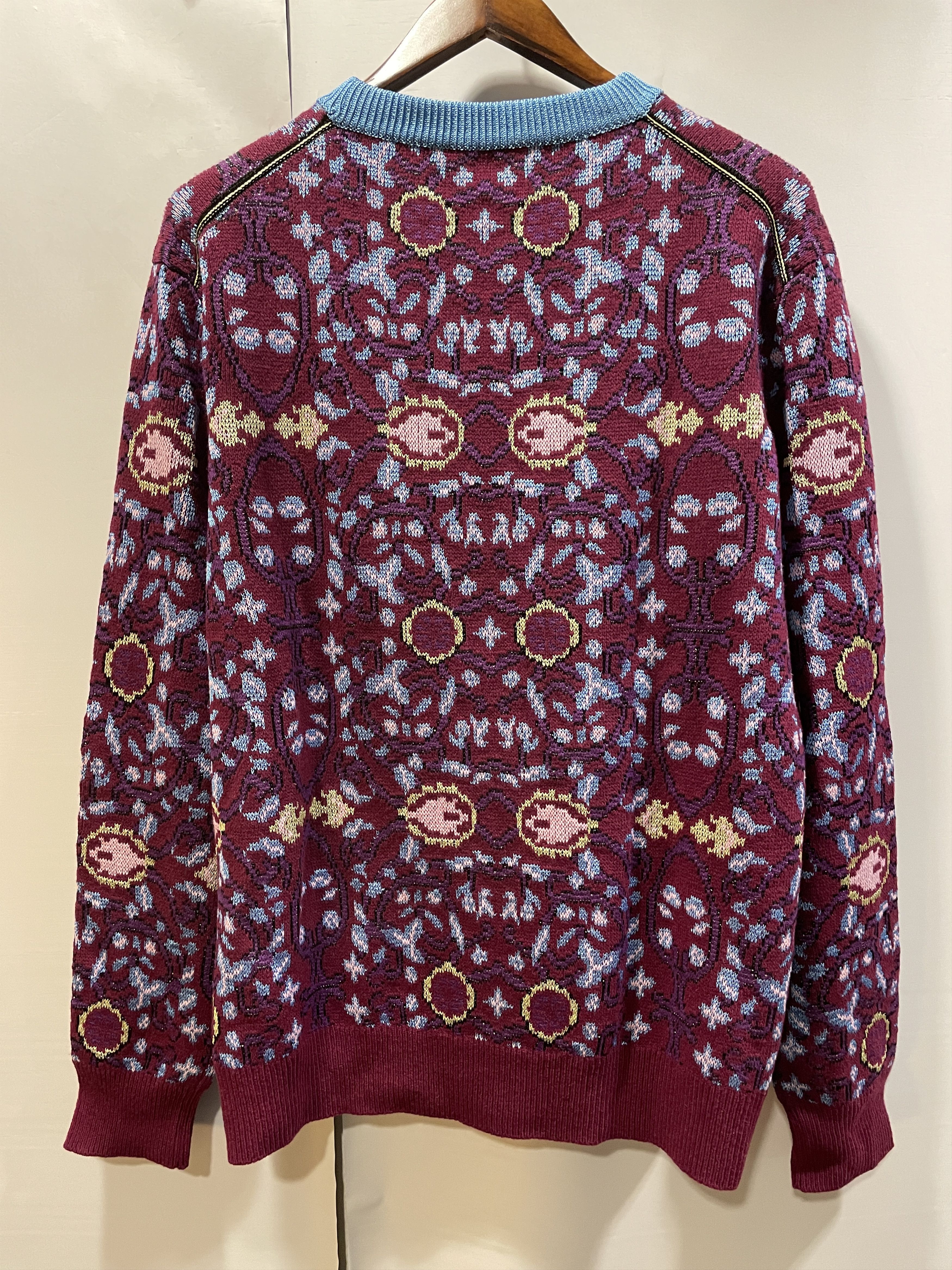 Acne Studios Jacquard Knit Sweater Size US L / EU 52-54 / 3 - 2 Thumbnail