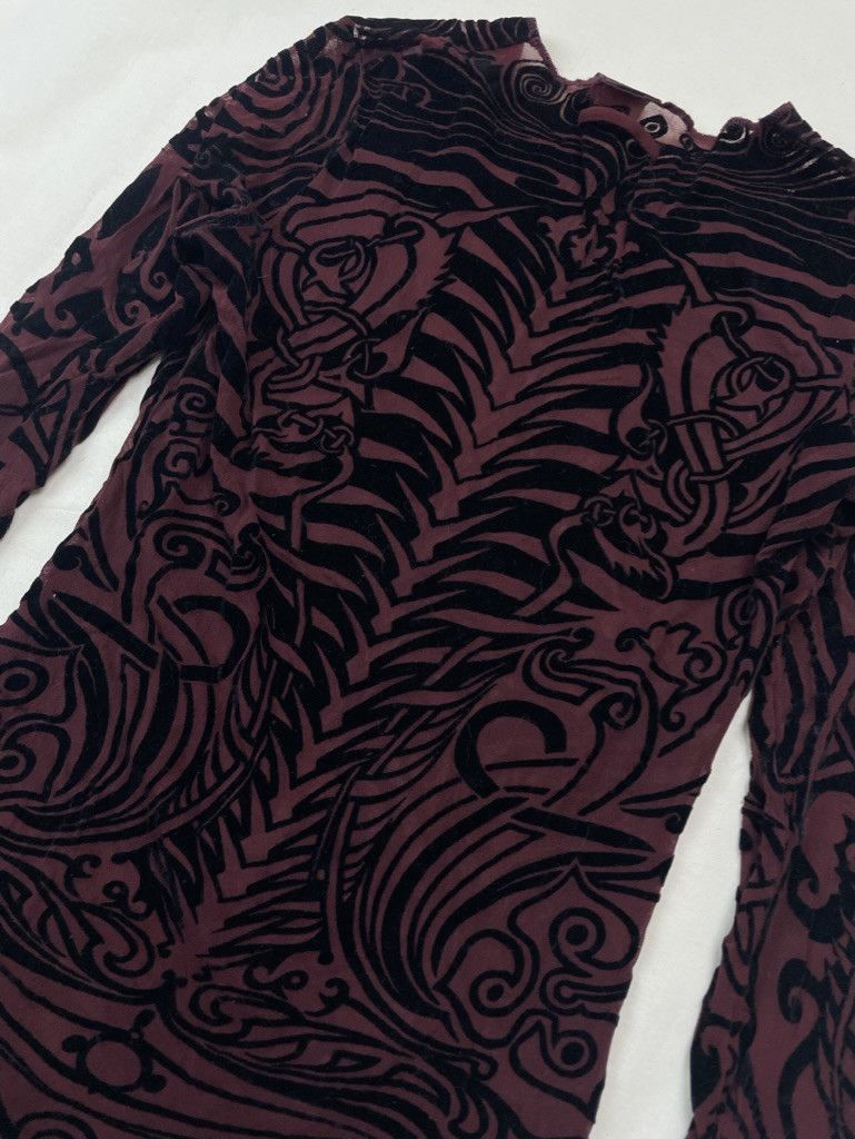 Jean Paul Gaultier SS1996 Jean Paul Gaultier Tribal Tattoo Skeleton Mesh Top Size US M / EU 48-50 / 2 - 5 Thumbnail